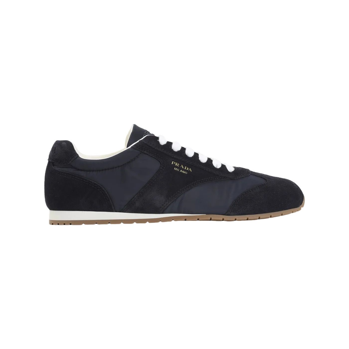Prada PRADA Spark Navy Sneakers New & Authentic (Men's size:10.5;) Size US 10.5 / EU 43-44 - 1 Thumbnail