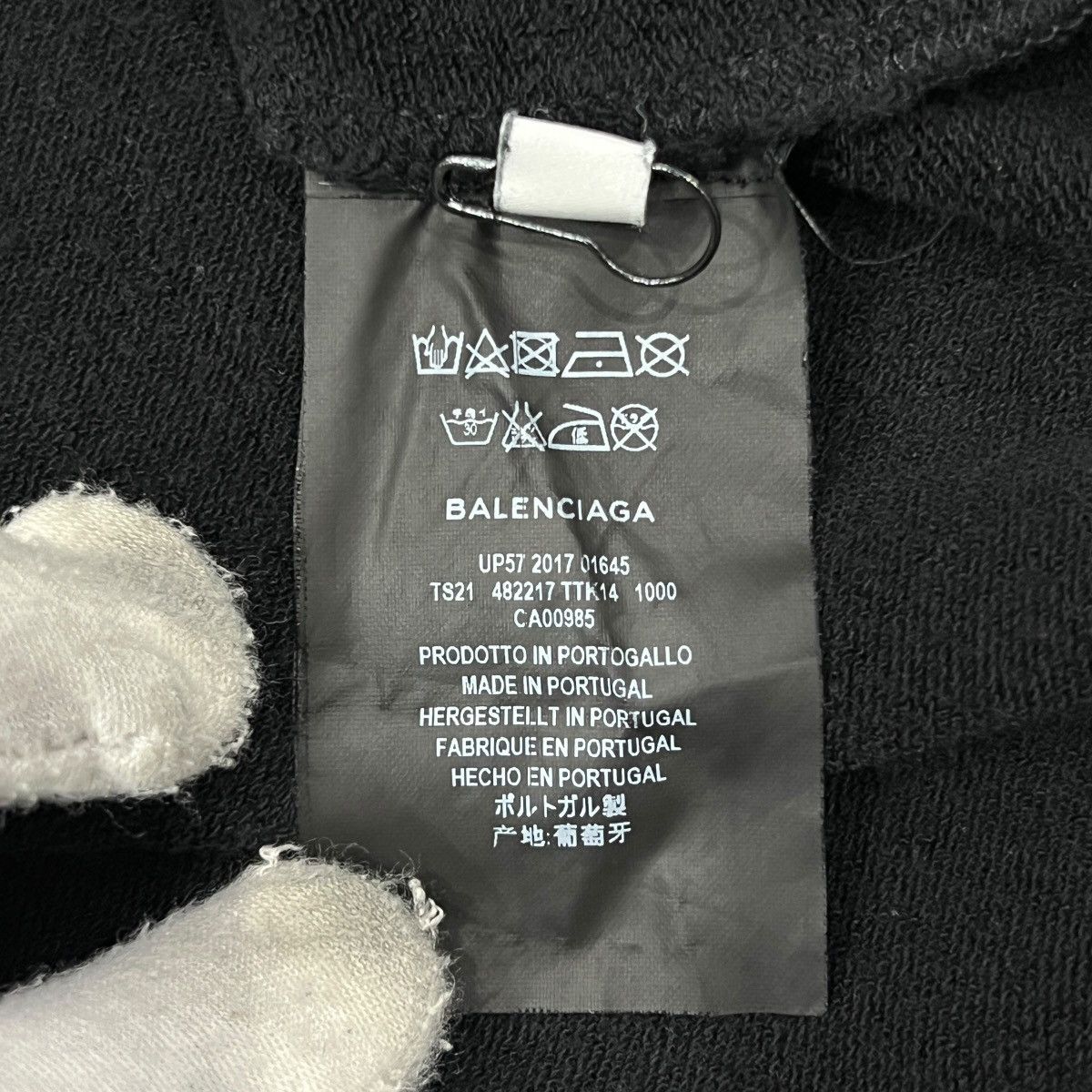Balenciaga BALENCIAGA 2017AW Demna Femme Fatale Scarf Pullover Hoodie Size US XS / EU 42 / 0 - 5 Thumbnail