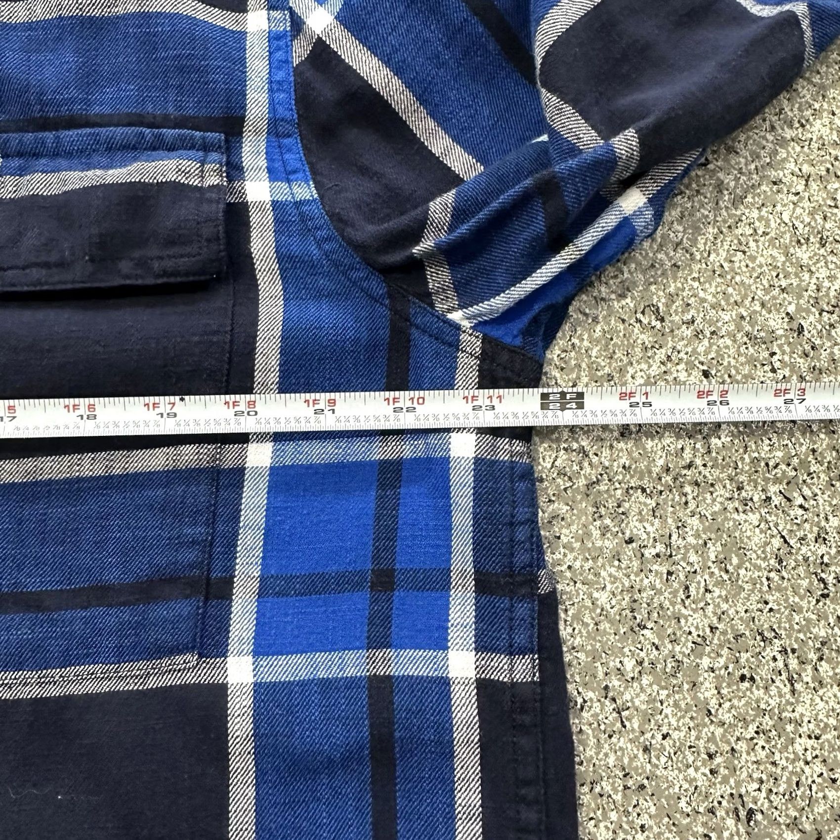 American Eagle Outfitters VINTAGE American Eagle Outfitters Flannel Shirt Mens L AE Long Sleeve Button-Down Plaid Blue Light Size US L / EU 52-54 / 3 - 4 Thumbnail