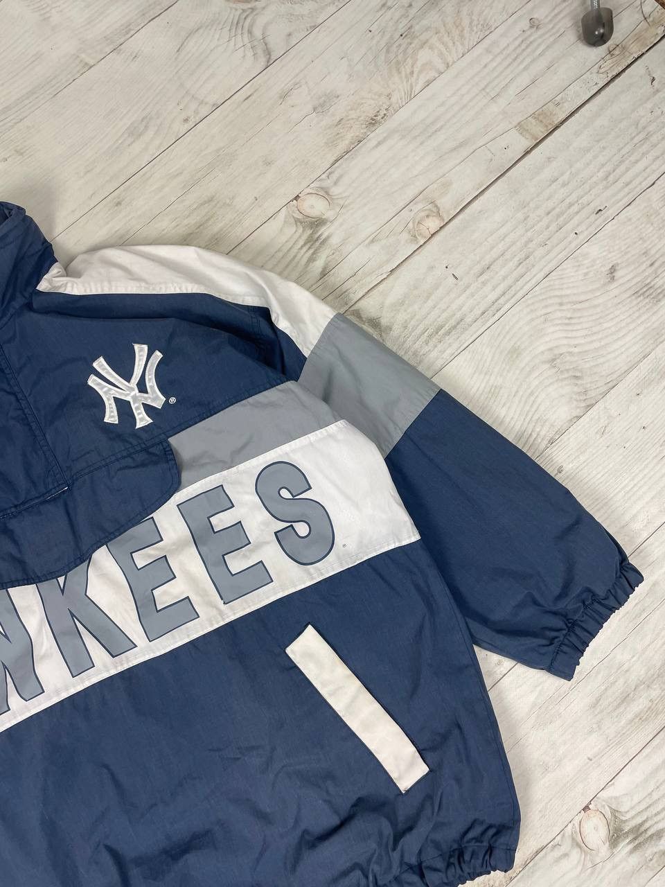 New York Yankees Vintage 90S New York Yankees Twins Apparel Nylon Jacket Size US XL / EU 56 / 4 - 4 Thumbnail