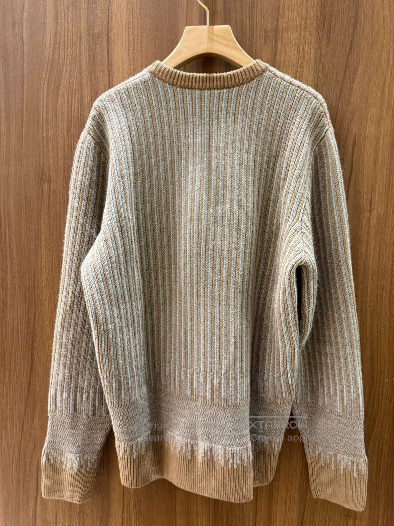 Hermes Hermes Men's cashmere knitted sweater Size US XL / EU 56 / 4 - 2 Thumbnail