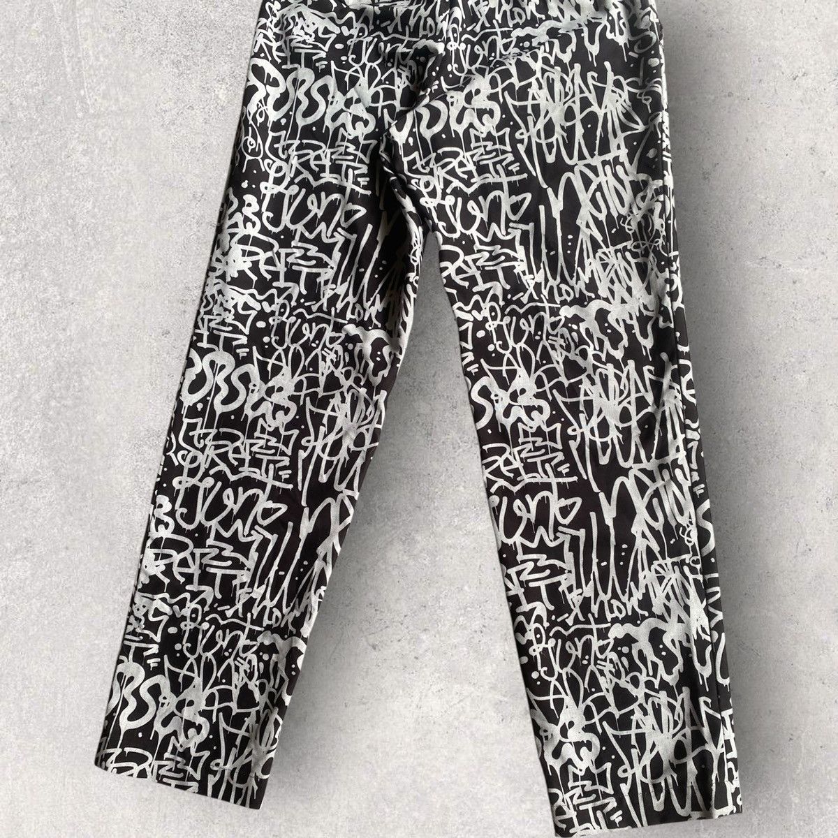 Comme des Garcons Black Comme Des Garcons Graffiti Pants Size US 31 - 5 Thumbnail