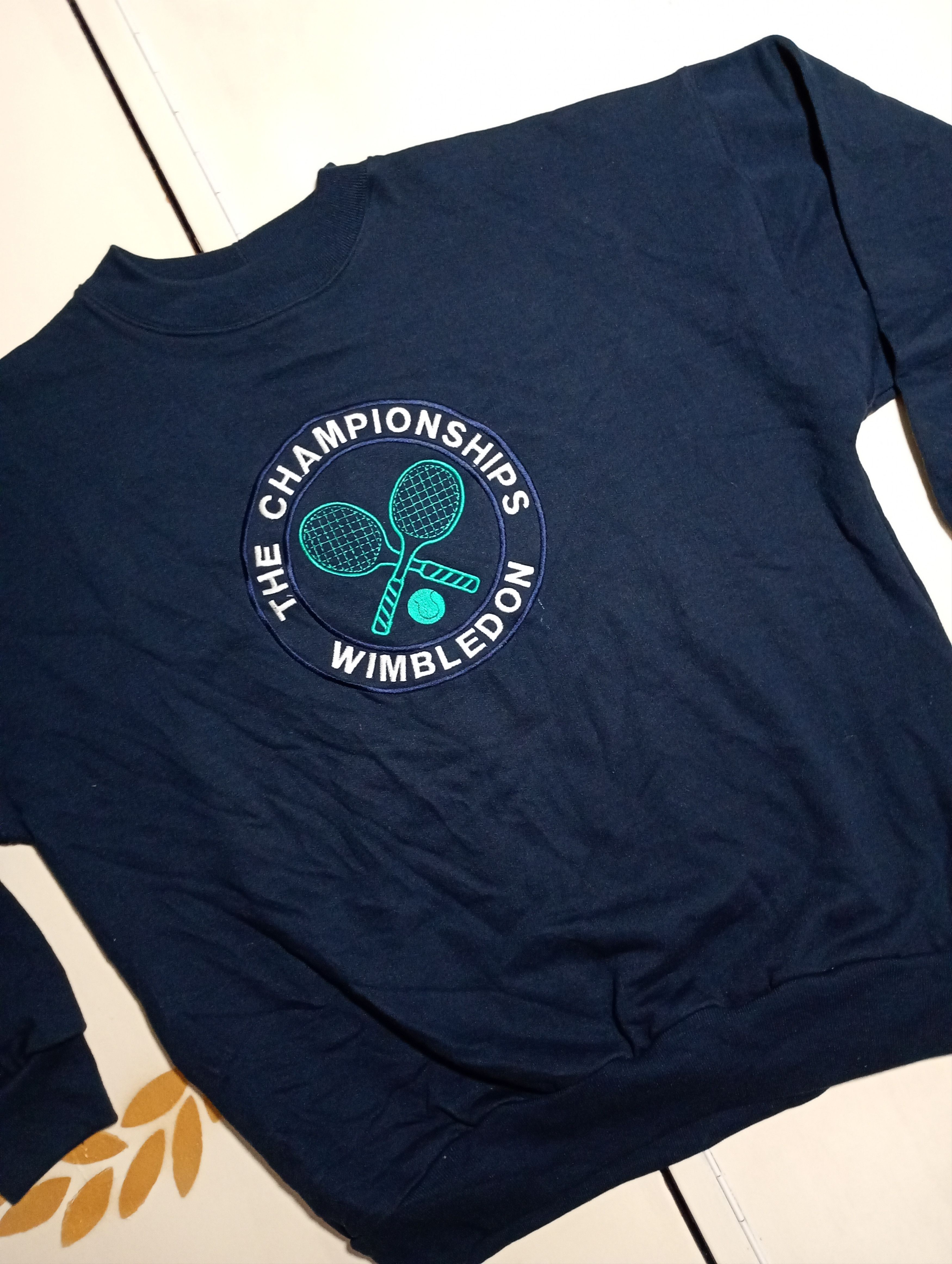 Vintage Wimbledon Lawn Tennis Museum Sweatshirt 90's Size US XL / EU 56 / 4 - 5 Thumbnail