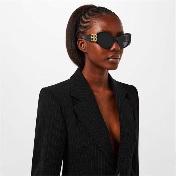 Balenciaga o1g2r1mq0924 Size: OS / Sunglasses in Black & Gold Size ONE SIZE - 4 Thumbnail