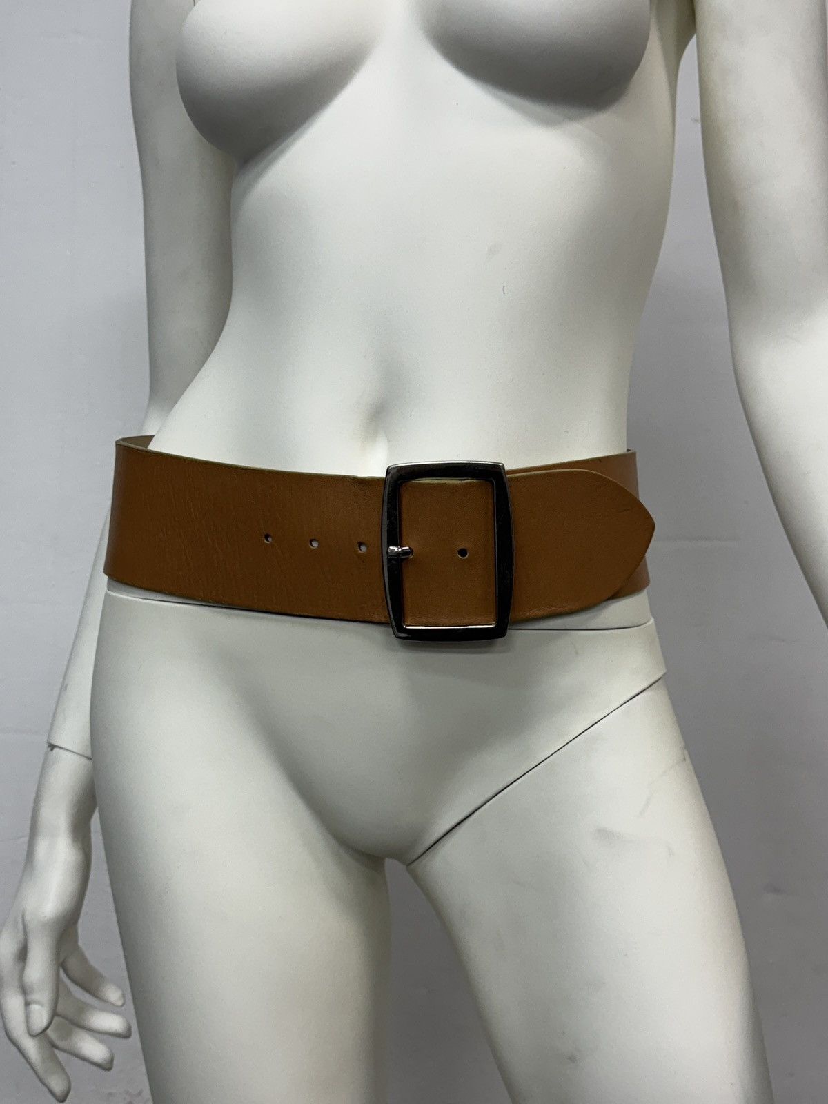 Vintage Vintage Real Leather Belts Size ONE SIZE - 5 Thumbnail