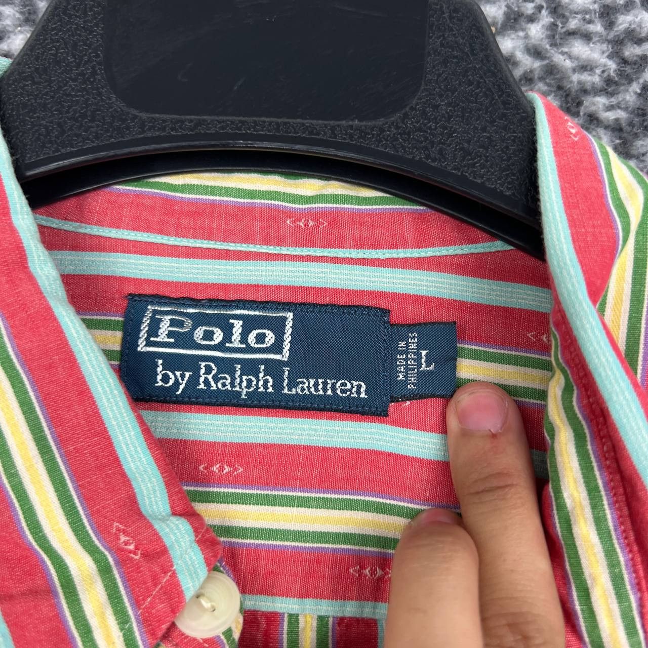 Polo Ralph Lauren Vintage Polo Ralph Lauren Button Up Shirt Men Striped L Size US L / EU 52-54 / 3 - 2 Thumbnail