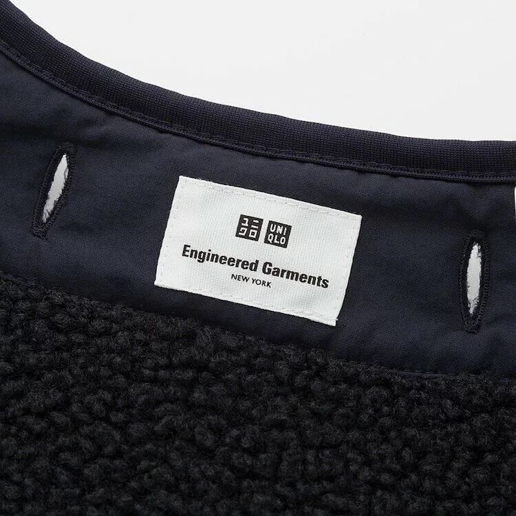 Engineered Garments 🔥 Engineered Garments x Uniqlo Fleece Collarless Coat Size US L / EU 52-54 / 3 - 4 Thumbnail