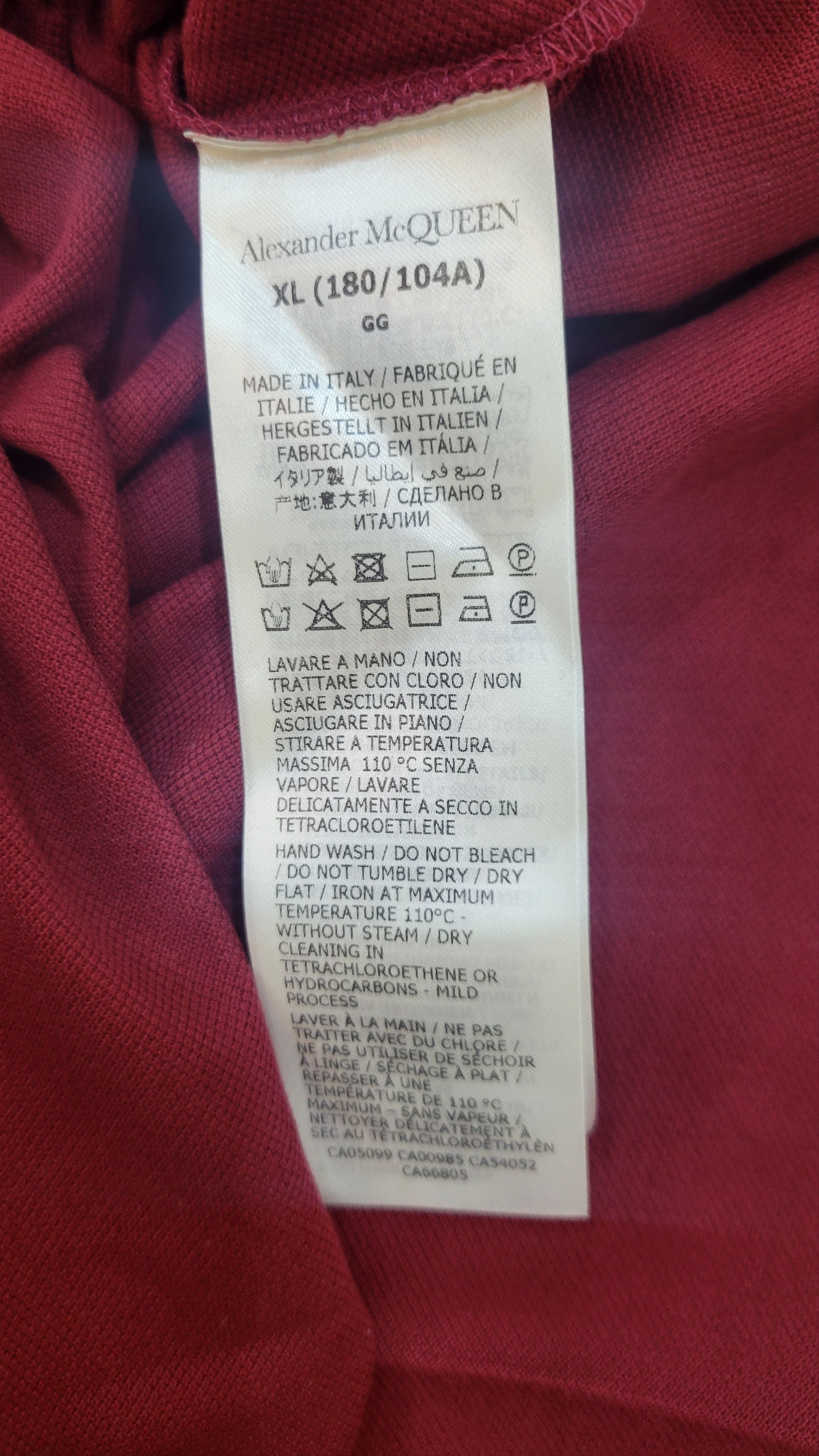 Alexander McQueen Alexander mcqueen strap brand new Bordeaux Size US XL / EU 56 / 4 - 6 Thumbnail