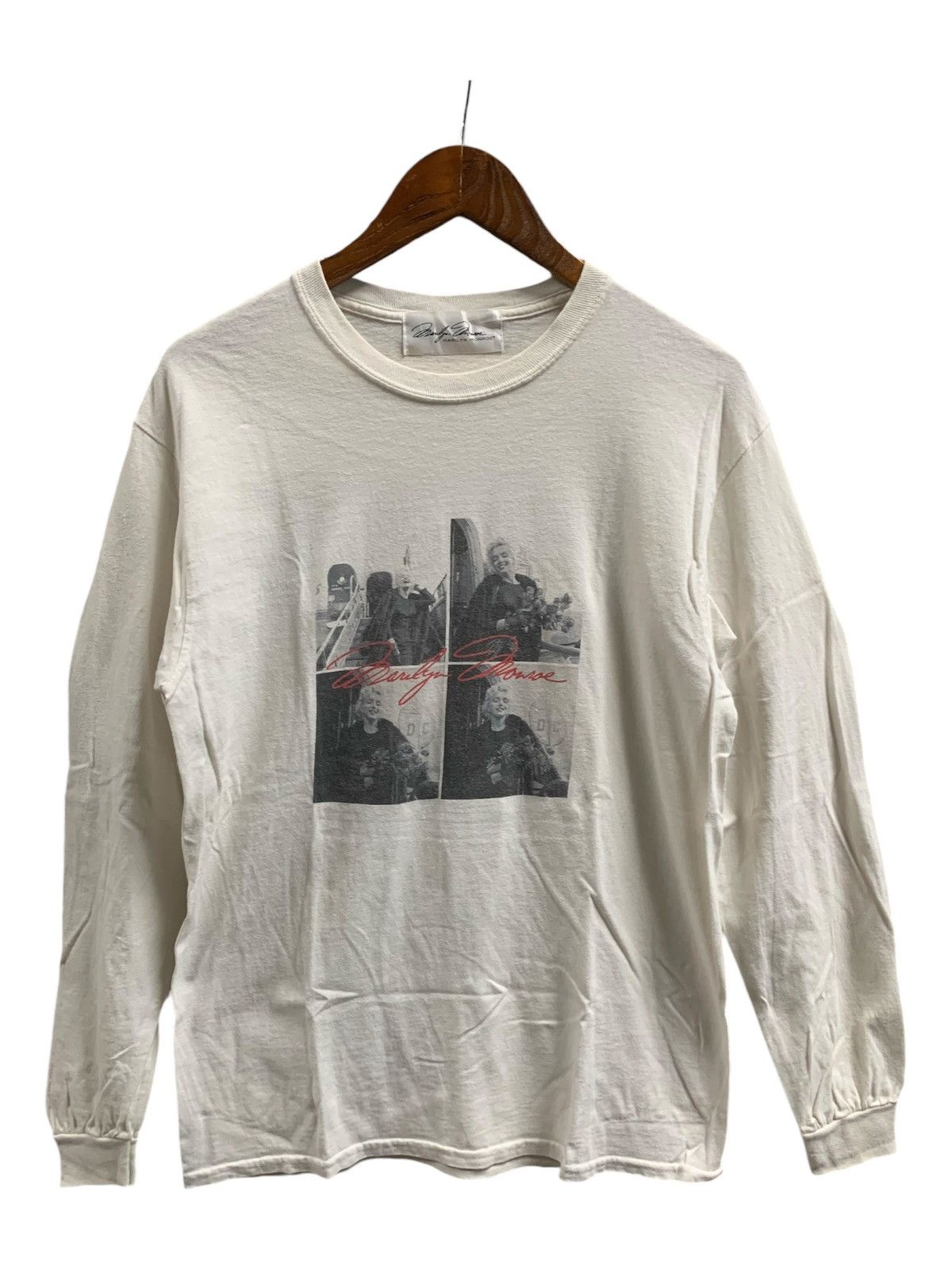 Band Tees × Vintage Vintage Marilyn Monroe white shirt Size US M / EU 48-50 / 2 - 1 Thumbnail