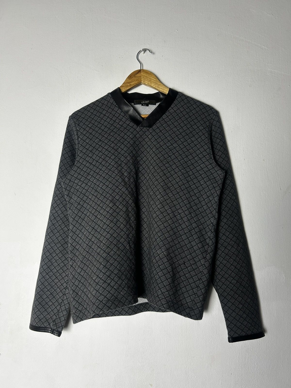 JPG Gaultier Homme Objet monogram look longsleeve v-neck