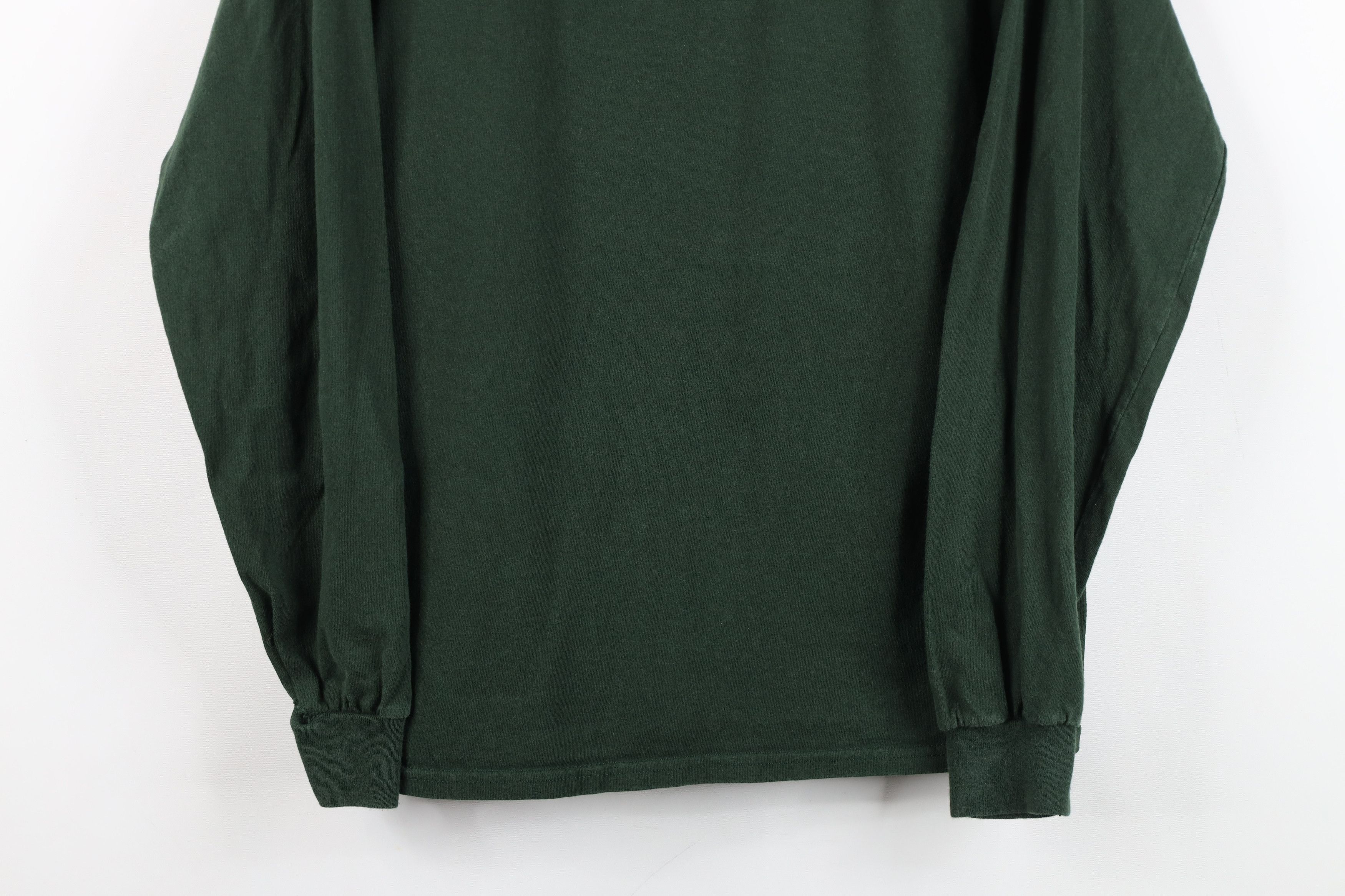 Vintage Vintage 90s Y2K Streetwear Blank Cotton Long Sleeve T-Shirt Size US M / EU 48-50 / 2 - 3 Thumbnail