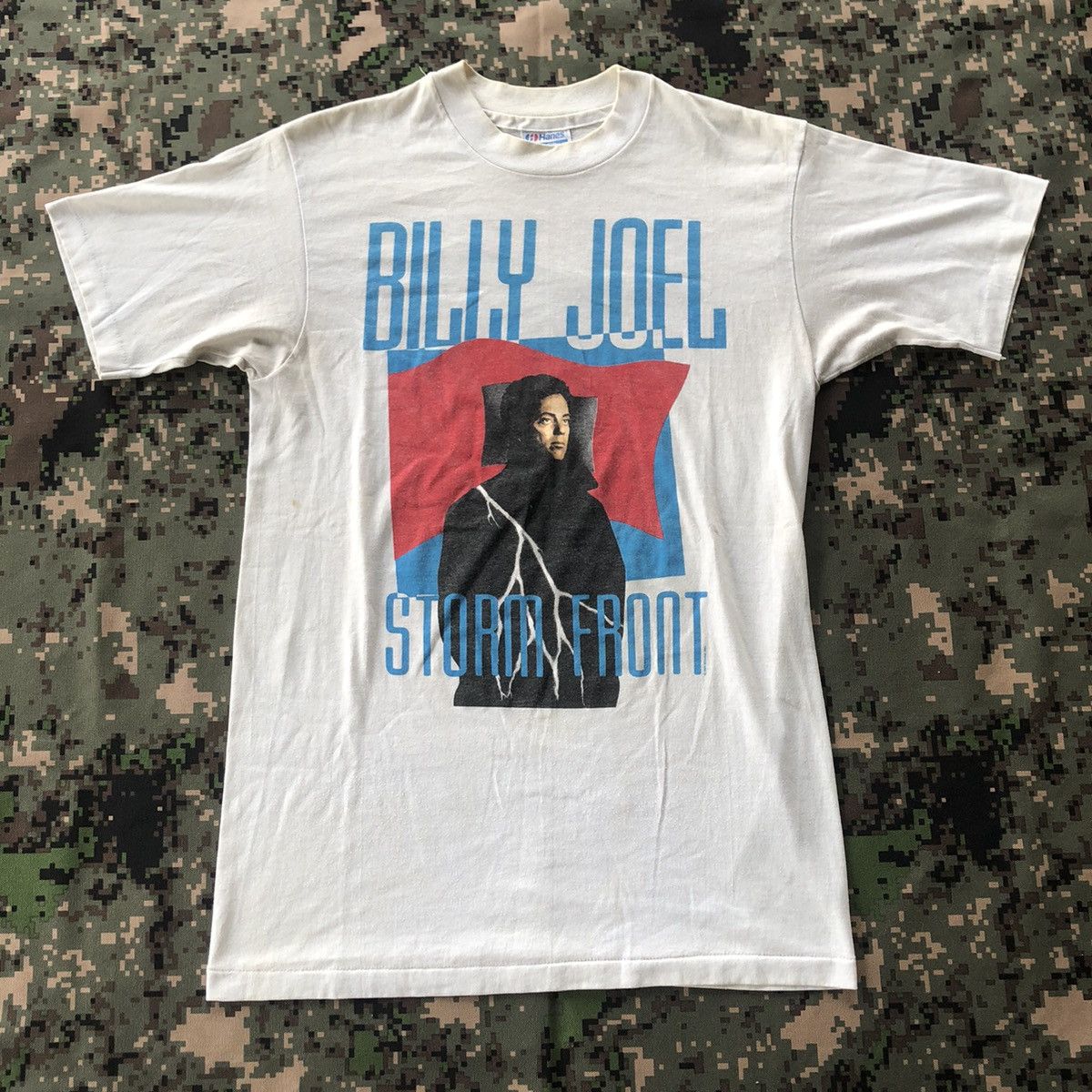 Band Tees × Vintage Vtg 89-90 Tour Billy Joel Band Tshirt Size US M / EU 48-50 / 2 - 2 Thumbnail