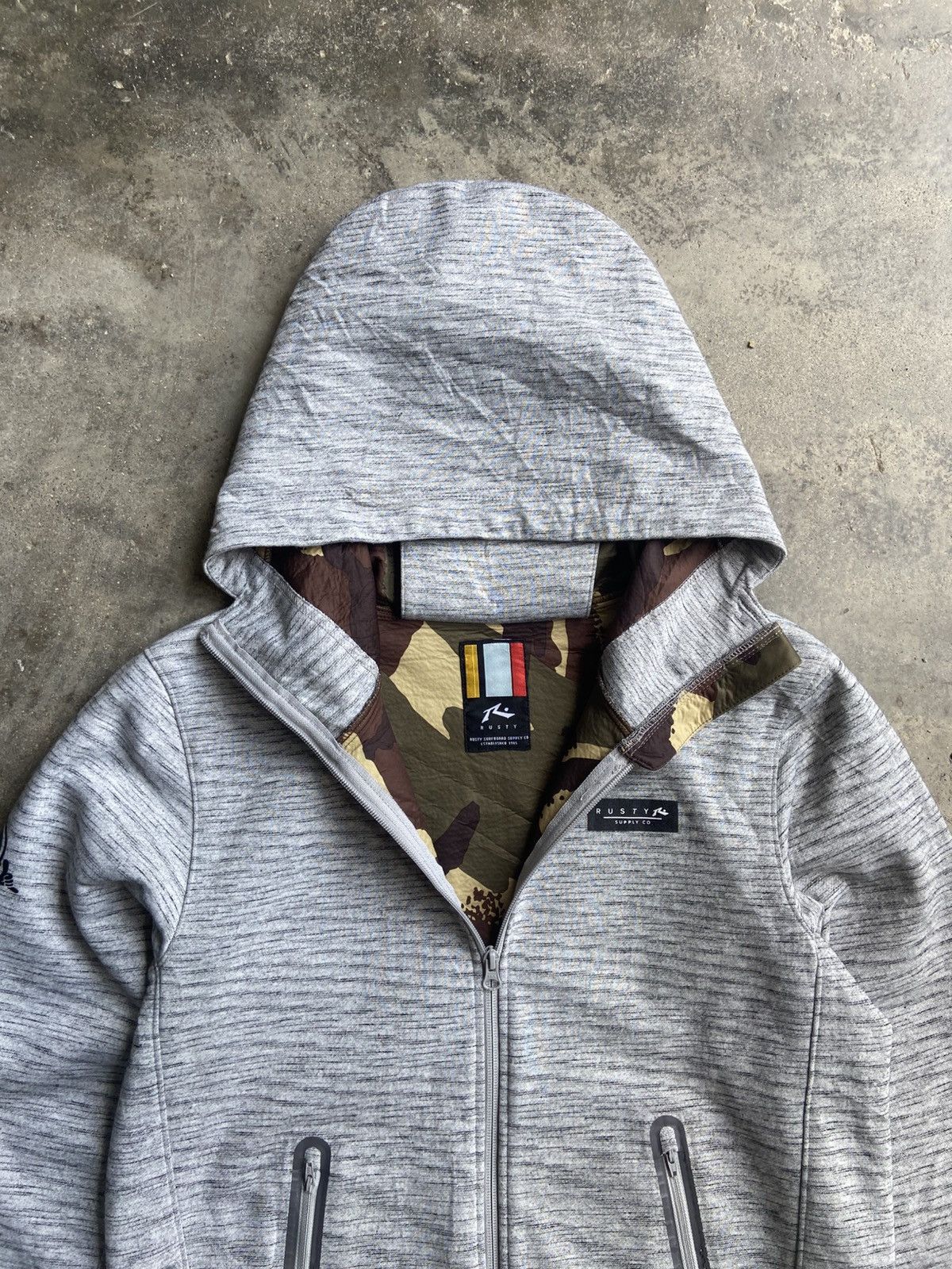 Rusty RUSTY CAMO CORPCORE STYLE SWEATER Size US M / EU 48-50 / 2 - 16 Thumbnail