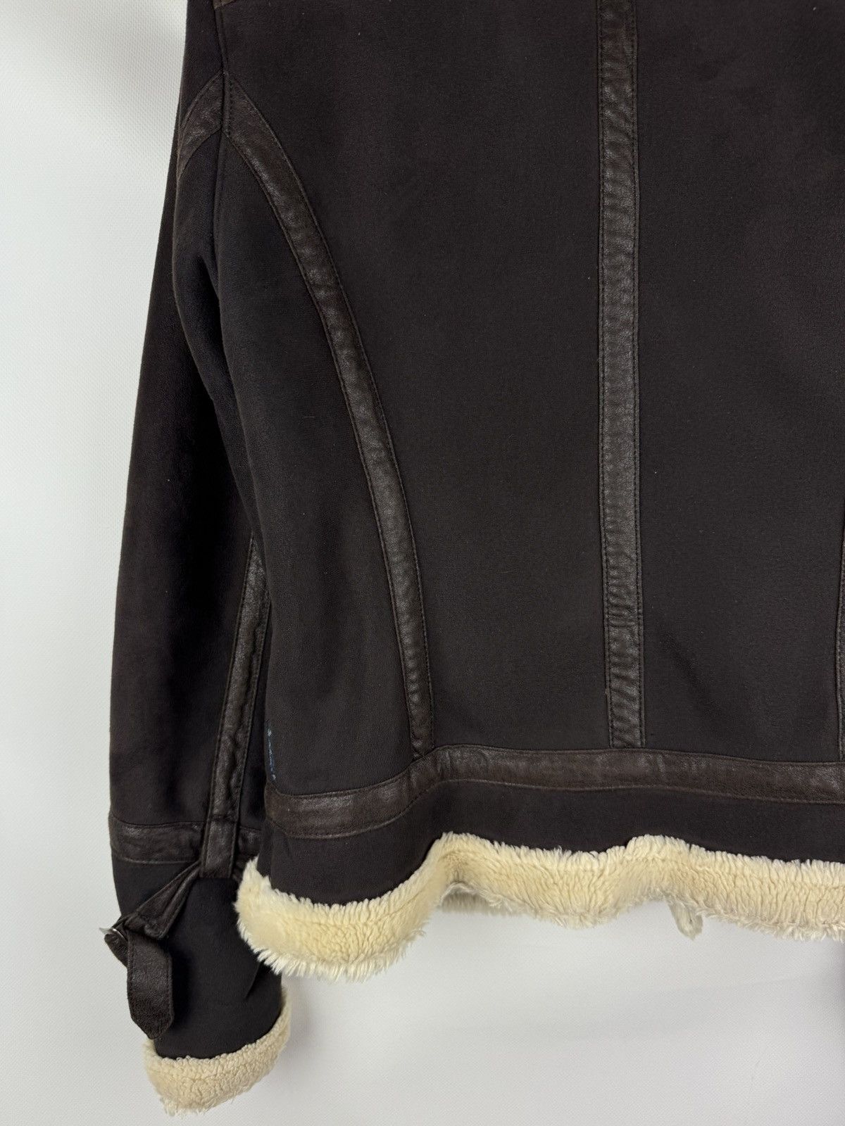 Armani Armani Jeans Ladies Faux Fur Aviator Y2K Bomber Jacket Size M / US 6-8 / IT 42-44 - 19 Thumbnail