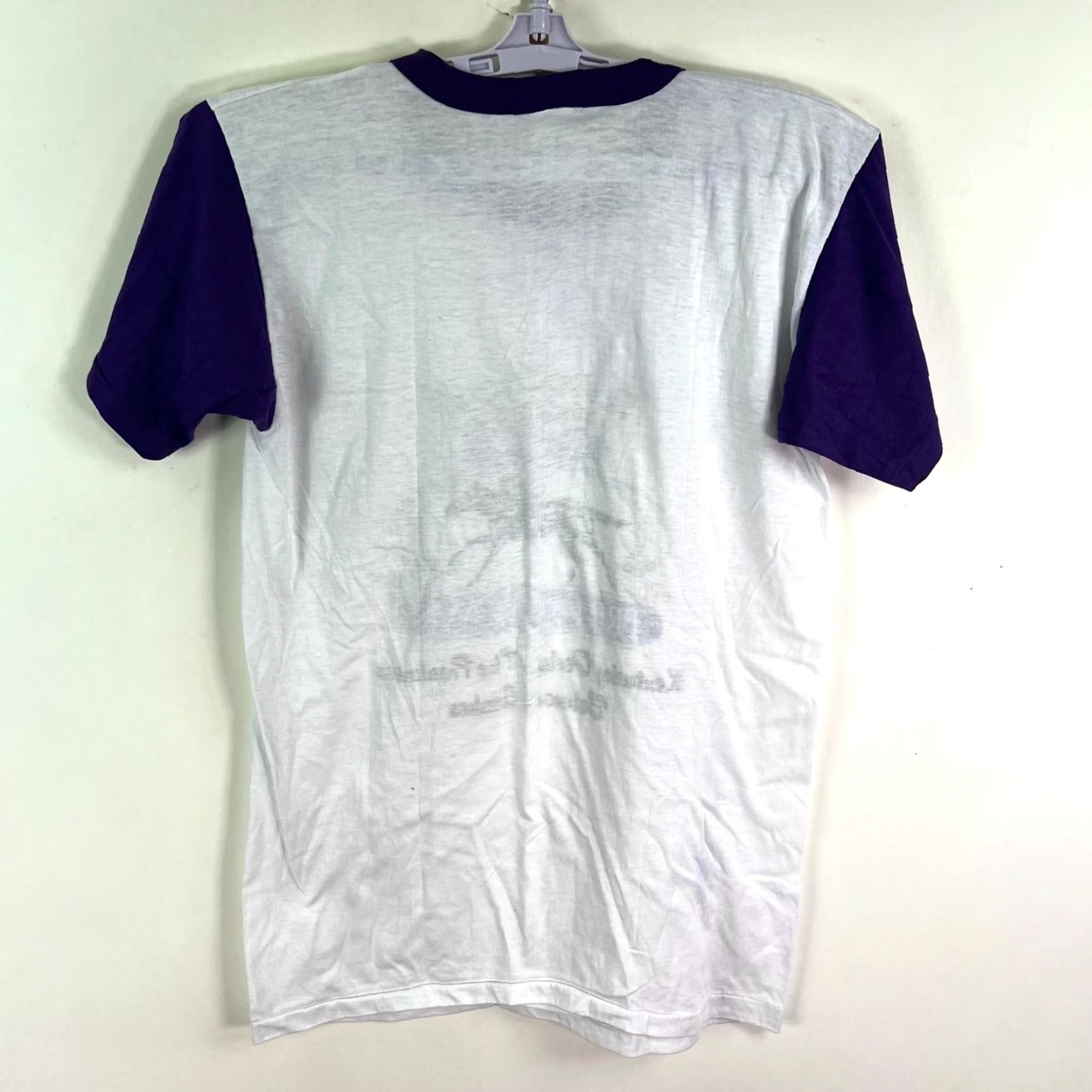 Vintage Triple Crown Horse Racing T-Shirt Mens Size L White Graphic Print Crew Neck Size US L / EU 52-54 / 3 - 6 Thumbnail