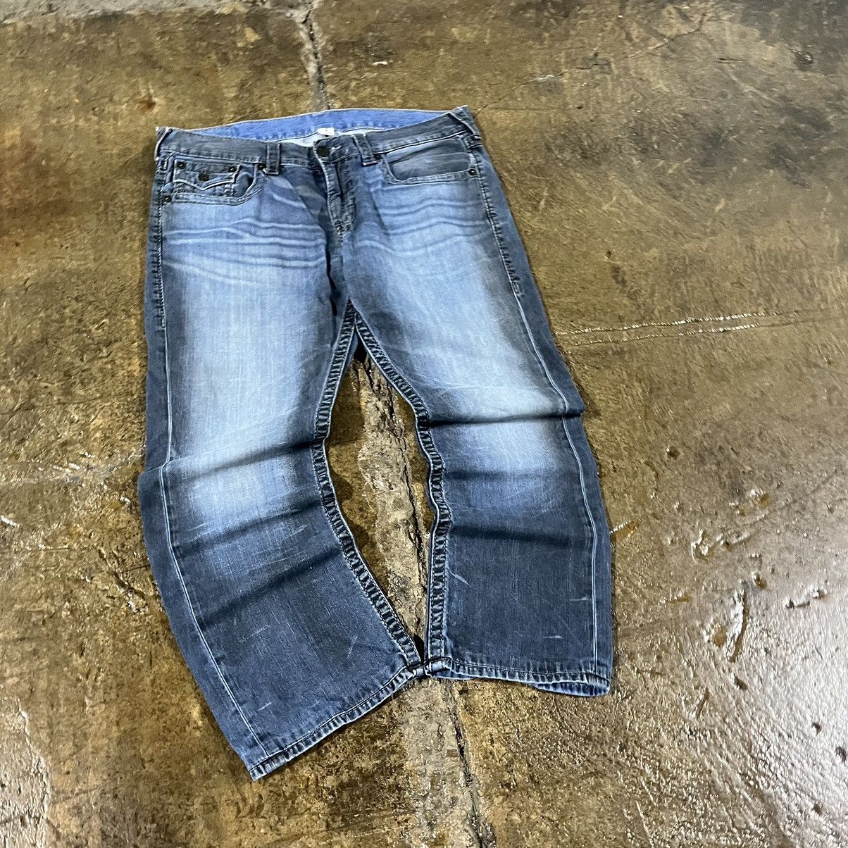 True Religion × Vintage Crazy Vintage Y2K True Religion Baggy Hip-Hop Wide Leg Jeans Size US 40 / EU 56 - 6 Thumbnail