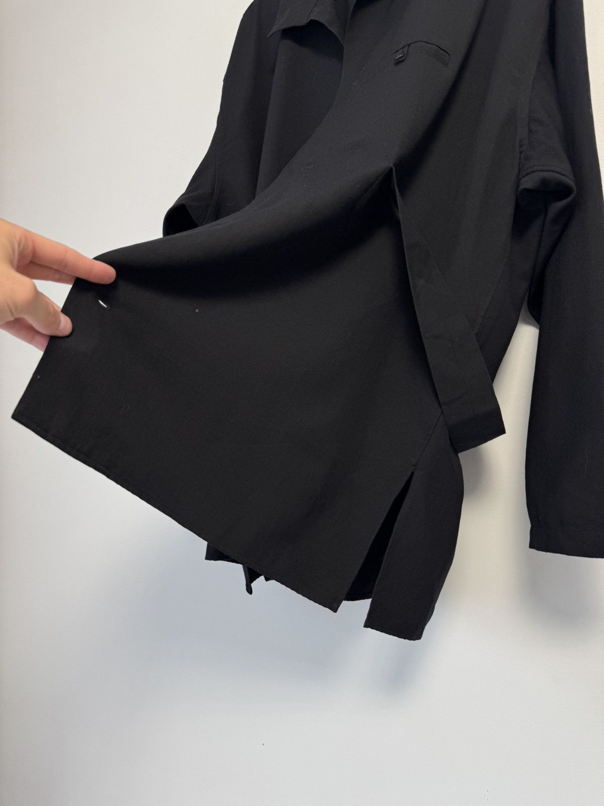 Yohji Yamamoto YOHJI YAMAMOTO POUR HOMME Strap Design Long Sleeve Shirt Size XL / US 12-14 / IT 48-50 - 10 Thumbnail