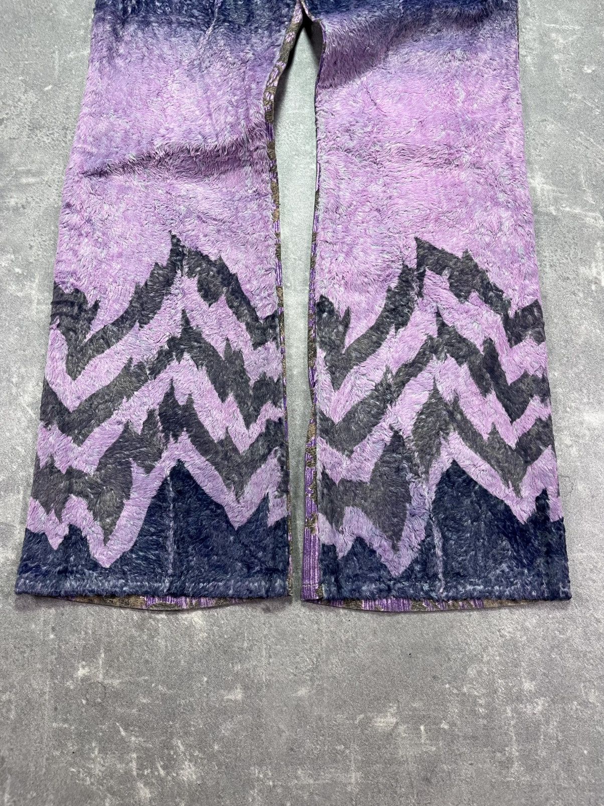 Just Cavalli SS2005 Just Cavalli Mountain Peninsula Purple Pants 26 27 Size 26" / US 2 / IT 38 - 4 Thumbnail