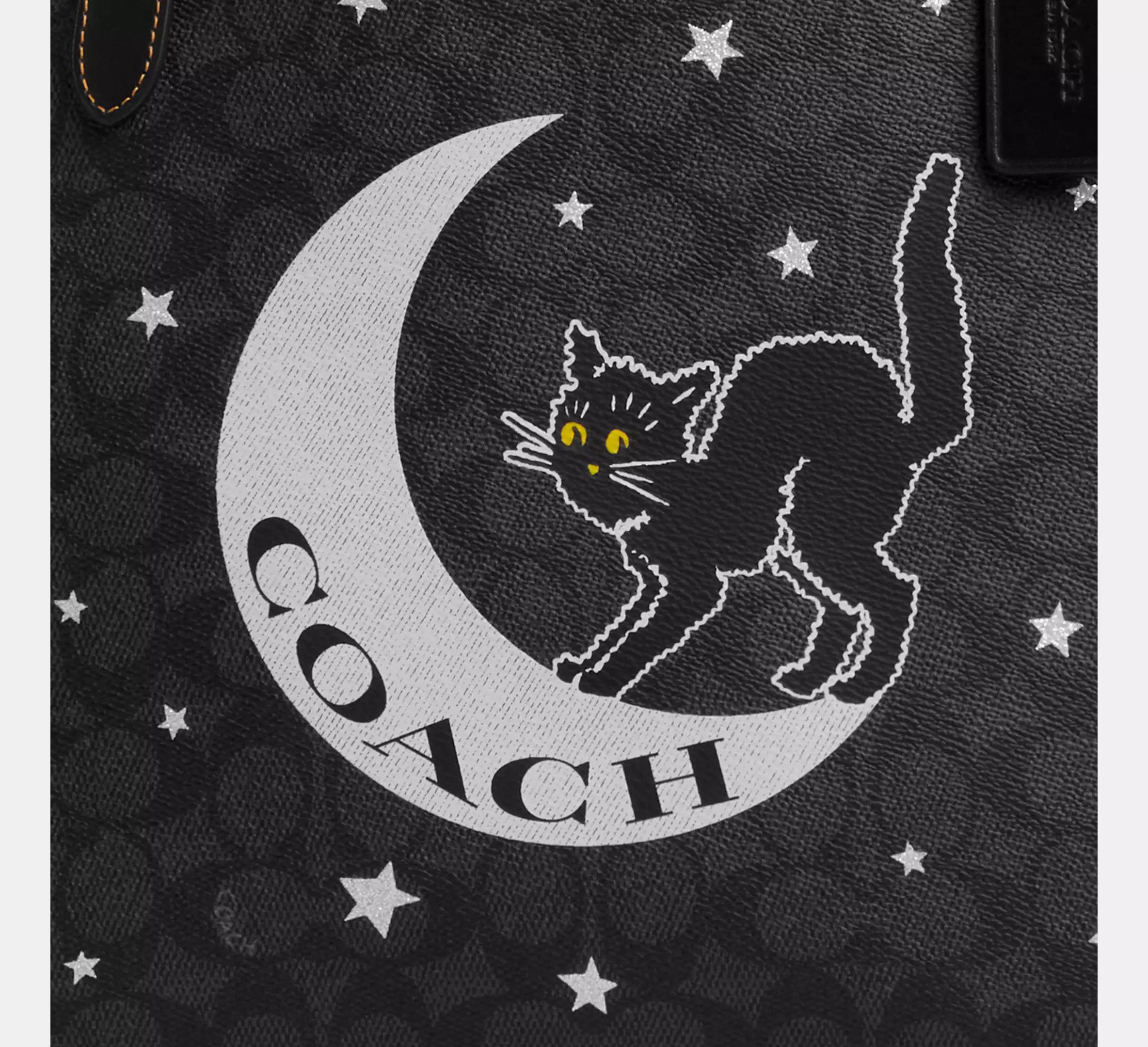 Coach City Tote In Signature Canvas With Halloween Graphic CW451 Size ONE SIZE - 9 Thumbnail