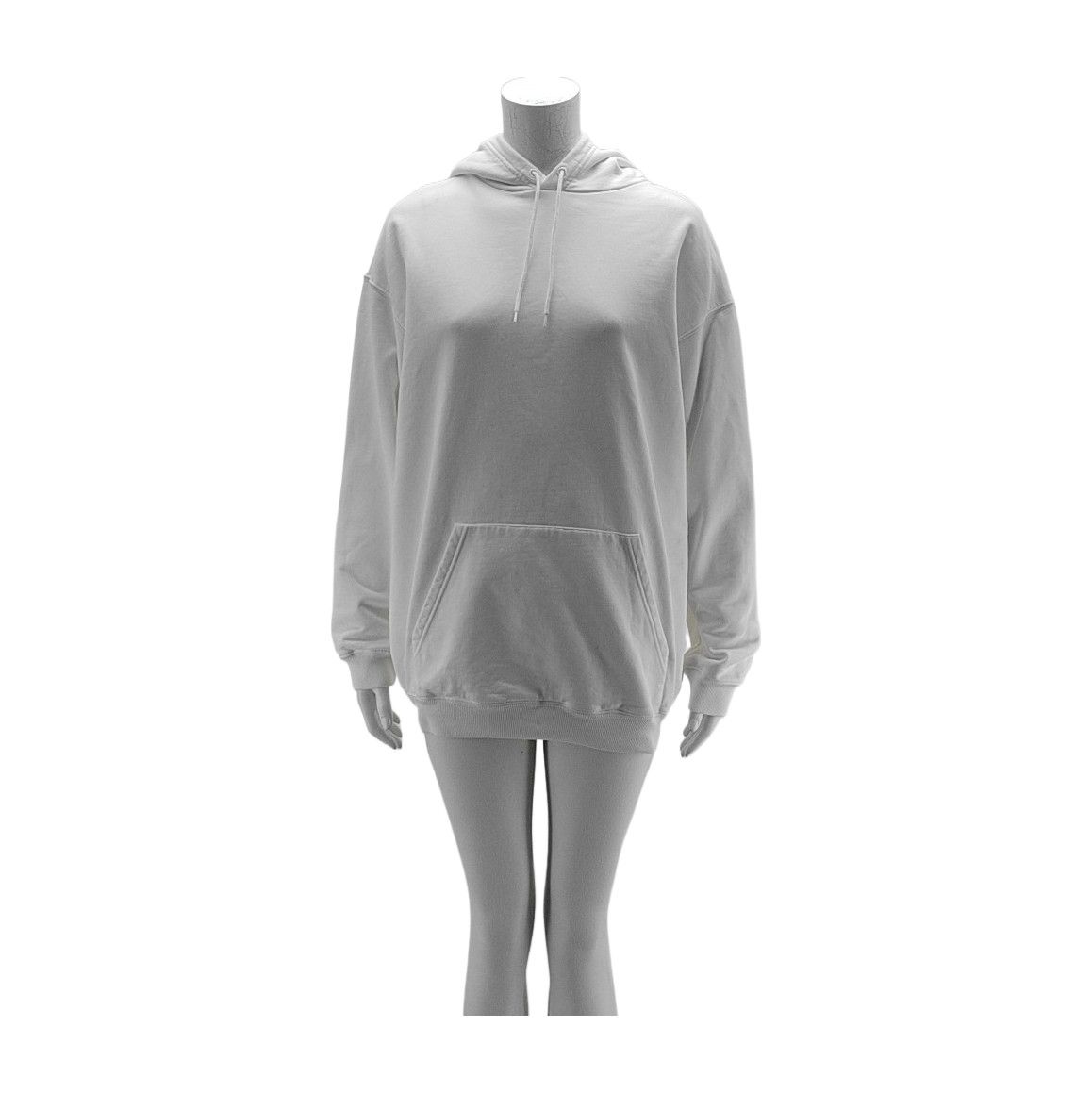 Balenciaga Balenciaga White Logo Hoodie Size S Size S / US 4 / IT 40 - 1 Thumbnail