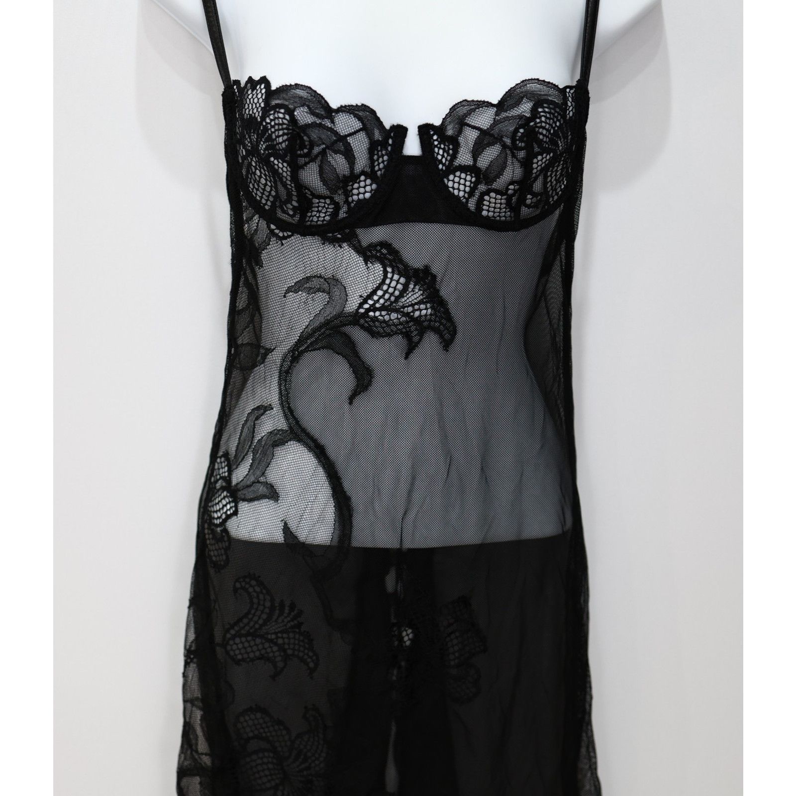 La Perla MARVEL BY LA PERLA Strappy Corset Back Nightdress Sz 36 Size M / US 6-8 / IT 42-44 - 2 Thumbnail