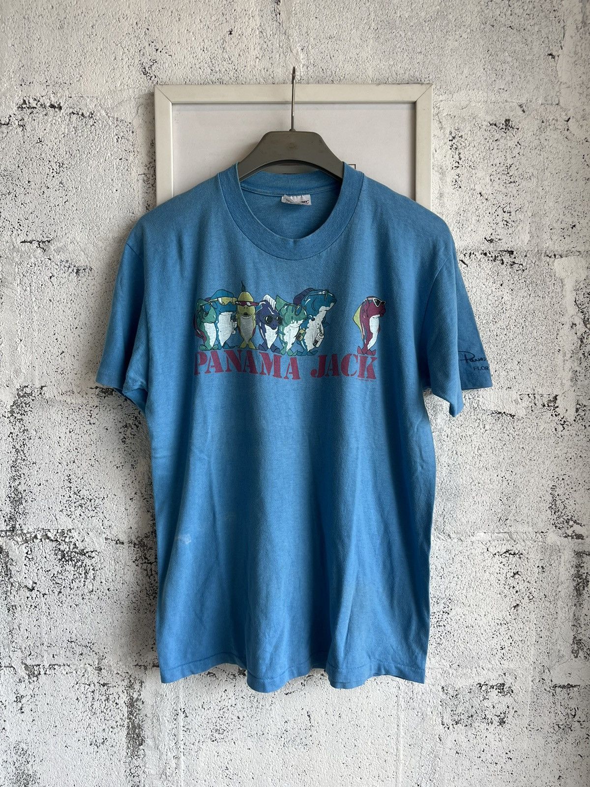 Panama Jack × Vintage Vintage PANAMA JACK Florida Keys artwork 80’s Tshirt Size US L / EU 52-54 / 3 - 2 Thumbnail