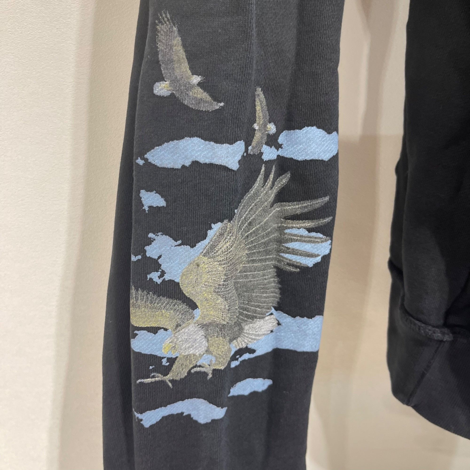 Rhude NEW RHUDE GRAPHIC EAGLE BLACK HOODIE SZ MEDIUM Size US M / EU 48-50 / 2 - 5 Thumbnail