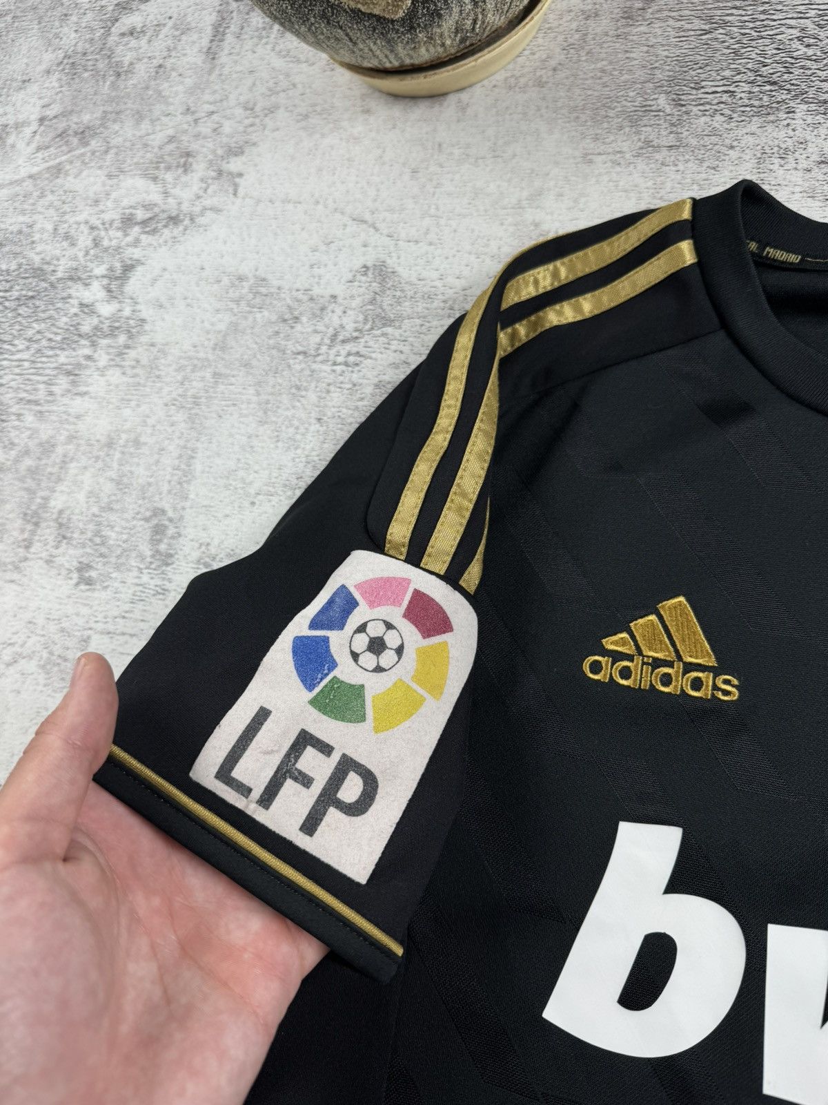 Adidas Real Madrid 2011 2012 Men’s Adidas Black Away Soccer Football Shirt Jersey Polo Size US S / EU 44-46 / 1 - 8 Thumbnail