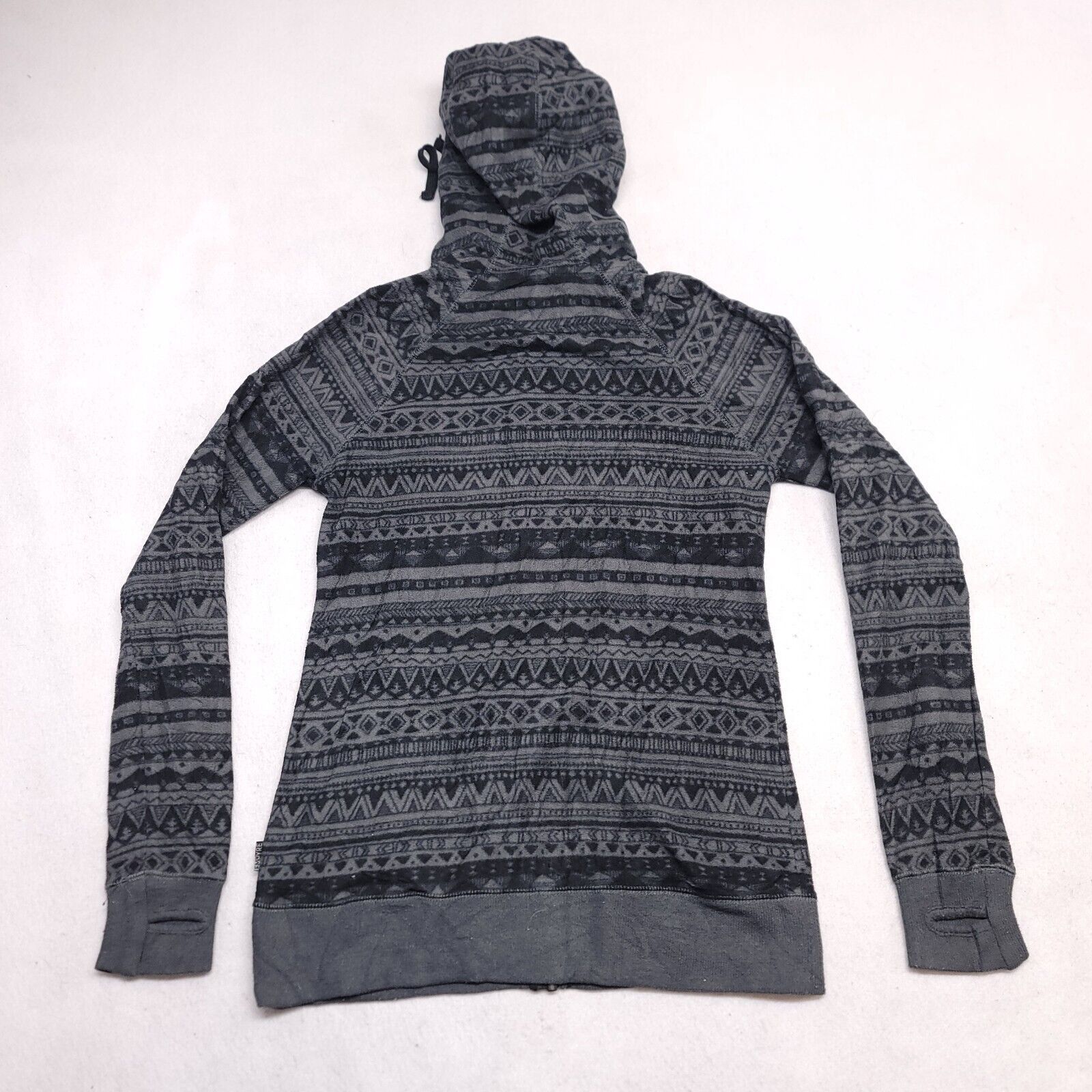 Empyre Empyre Long Sleeve Zip Up Hoodie Womens Size M Black Gray Size M / US 6-8 / IT 42-44 - 8 Thumbnail