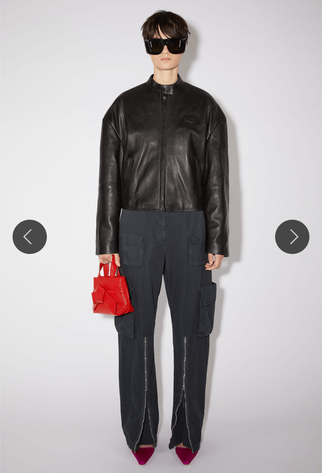 Acne Studios Acne Studios Leather Jacket Size S / US 4 / IT 40 - 4 Thumbnail