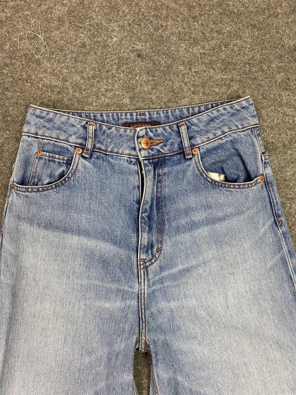 Japanese Brand vintage public tokyo denim wideleg highwaist denim Size US 28 / EU 44 - 6 Thumbnail