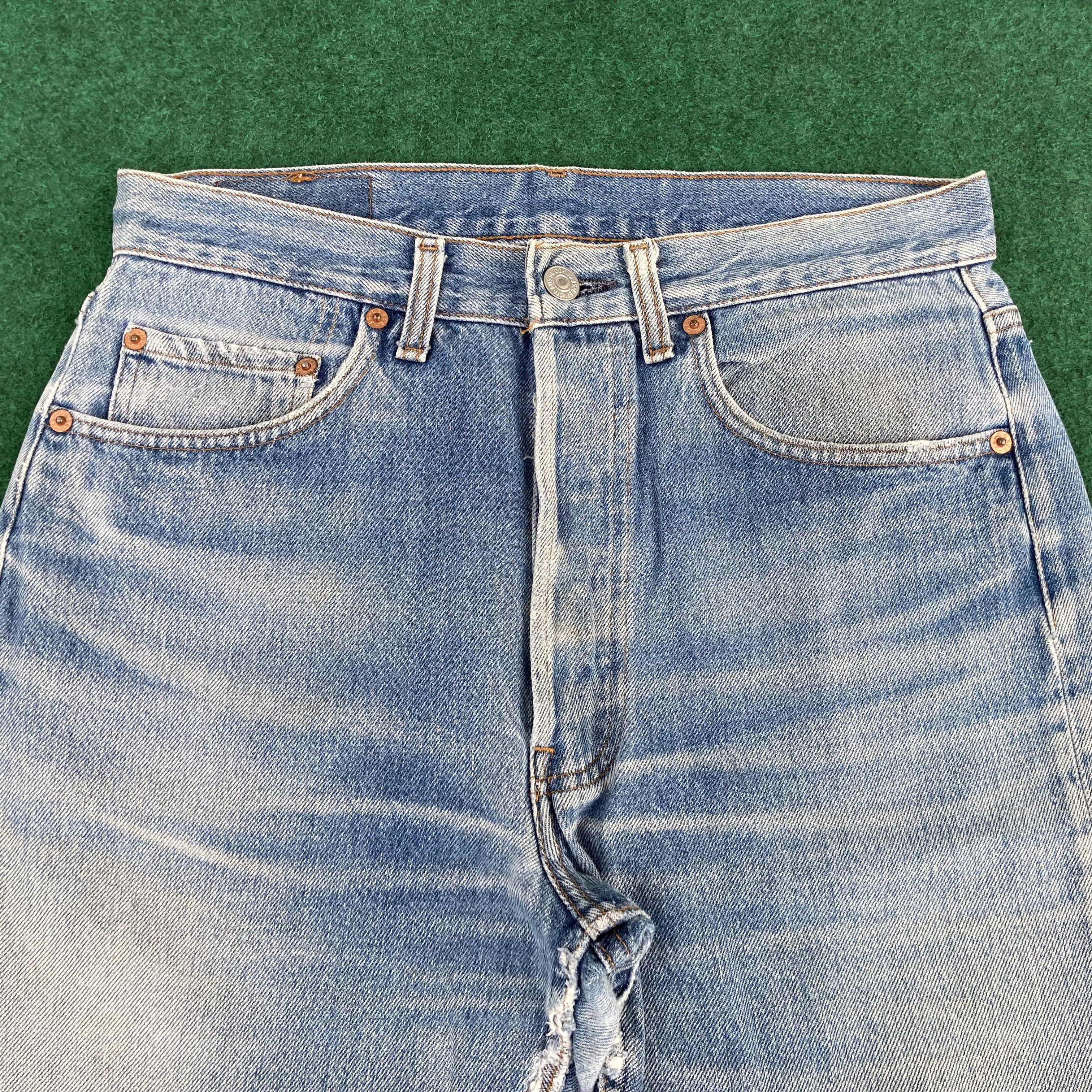 Levi's × Vintage Vintage Levis 501 Short Sz 30 Jorts Jeans Size US 30 / EU 46 - 3 Thumbnail