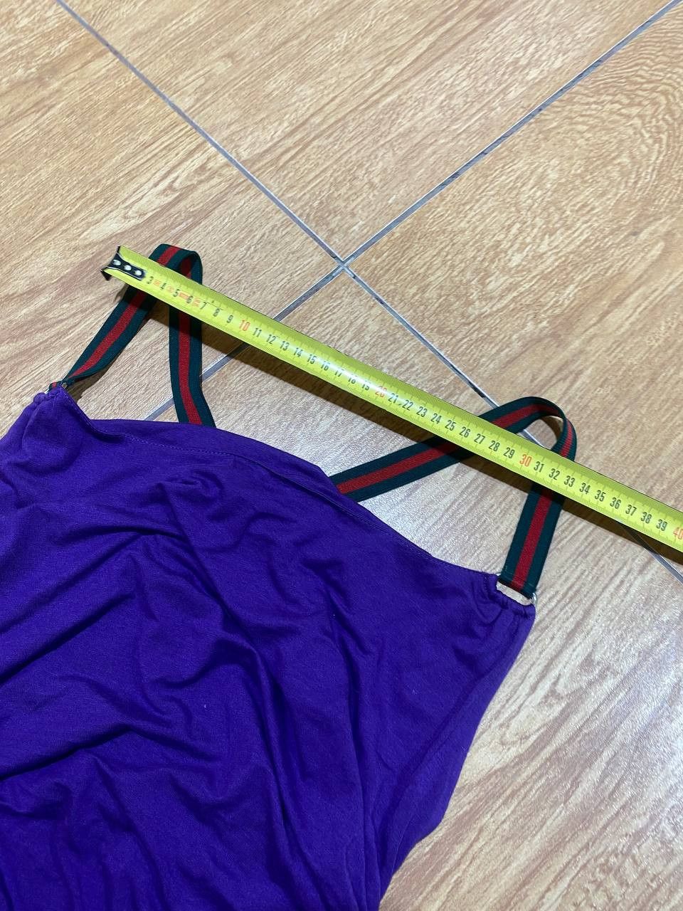 Gucci Women’s Gucci Purple Short Sleeve dress Designer Italy Size L / US 10 / IT 46 - 9 Thumbnail