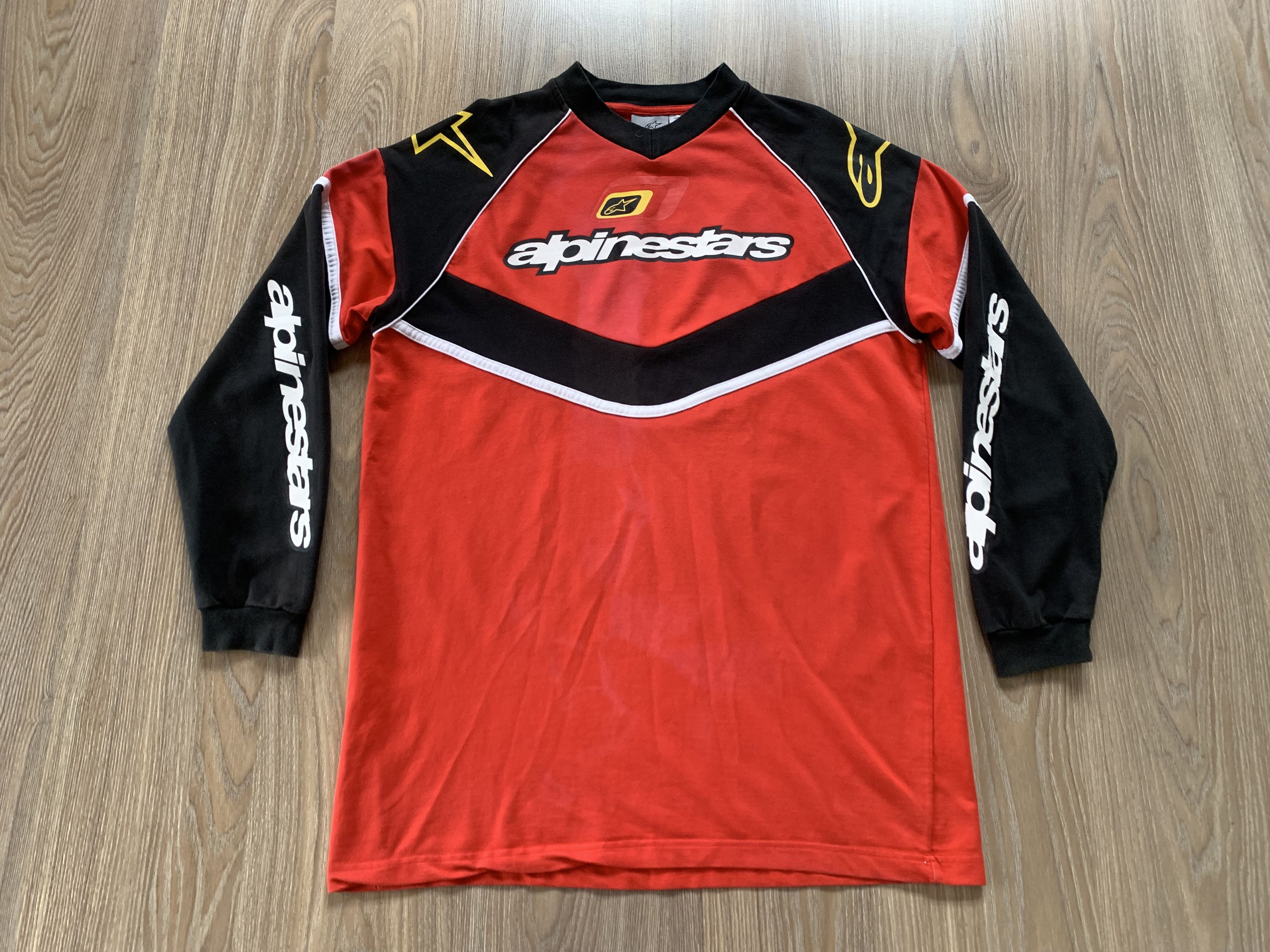 Alpinestars Vintage Alpinestars Motocross Long Sleeve Shirt Size US L / EU 52-54 / 3 - 2 Thumbnail