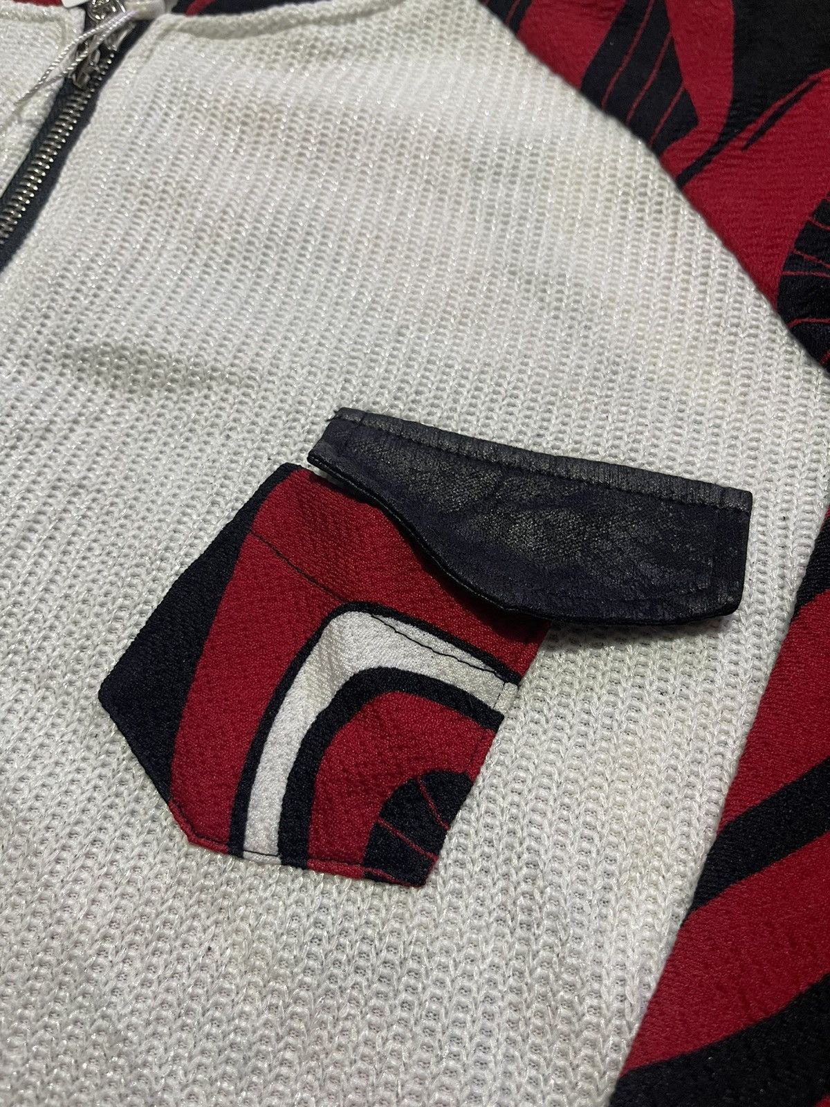 If Six Was Nine Y2K sweater full ziper color full red Size US M / EU 48-50 / 2 - 6 Thumbnail