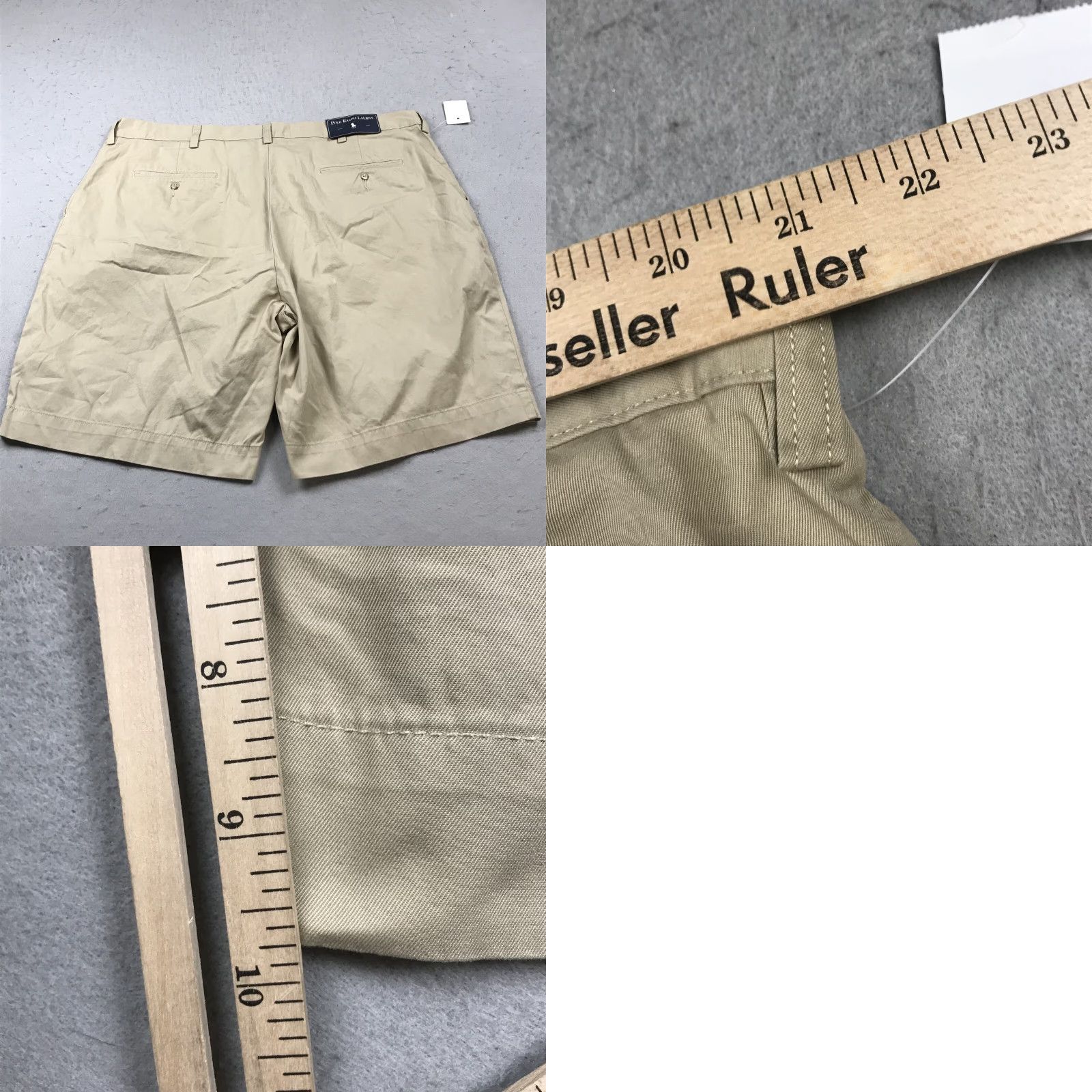 Polo Ralph Lauren Polo Ralph Lauren Shorts Mens 42 Beige Golf 100% Cotton Classic Chino NWT Short Adult 42 Beige Polo Ralph Lauren Pants? Size US XL / EU 56 / 4 - 8 Thumbnail