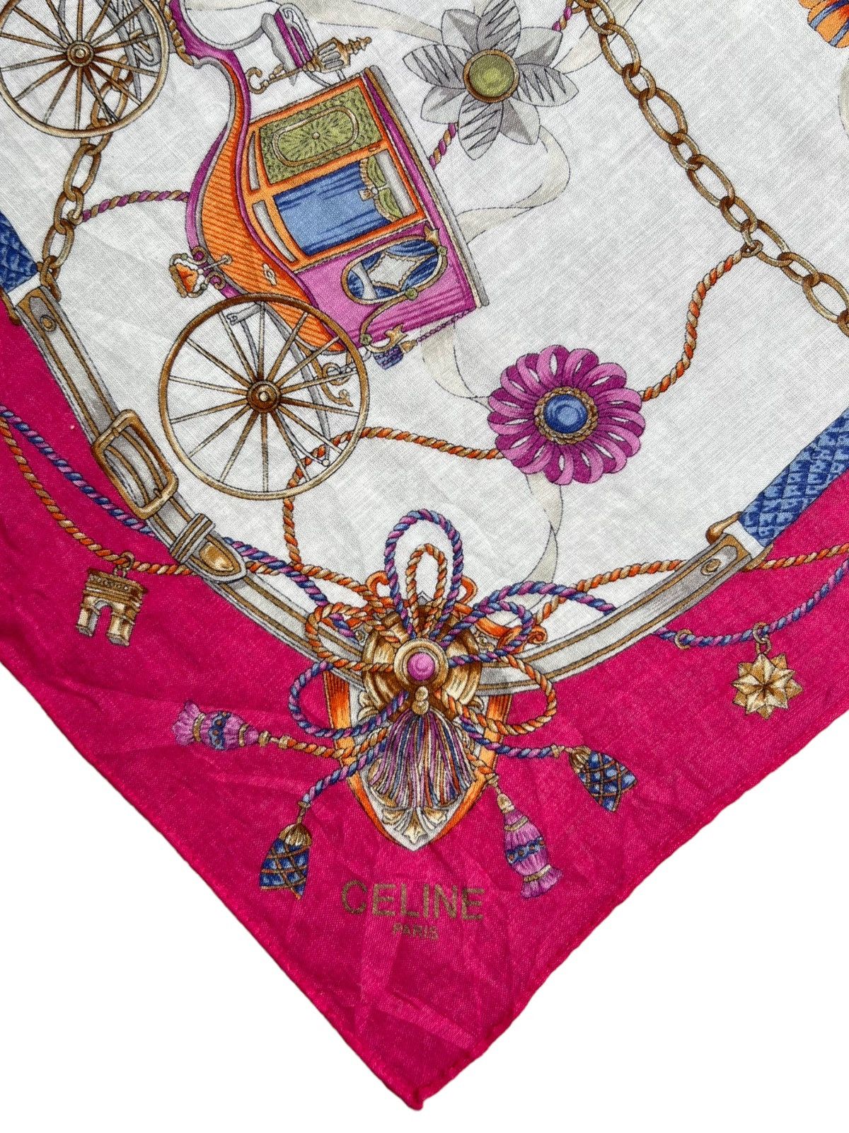 Celine Celine Handkerchief Neckerchief Bandana Pocketsquare Size ONE SIZE - 3 Thumbnail