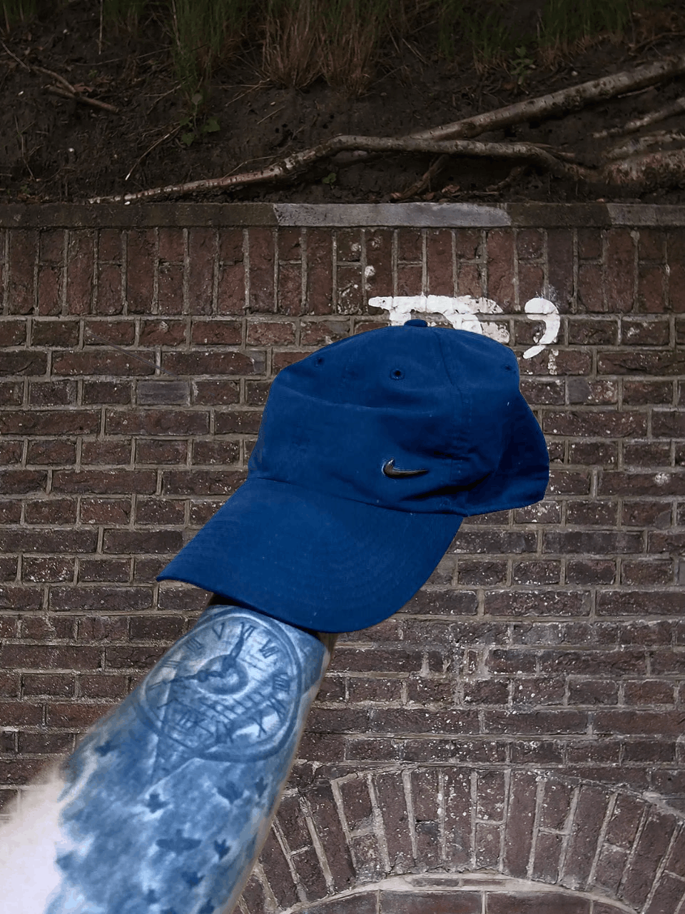 Nike Hats Nike Cap vintage streetwear blue Size 26 - 1 Thumbnail