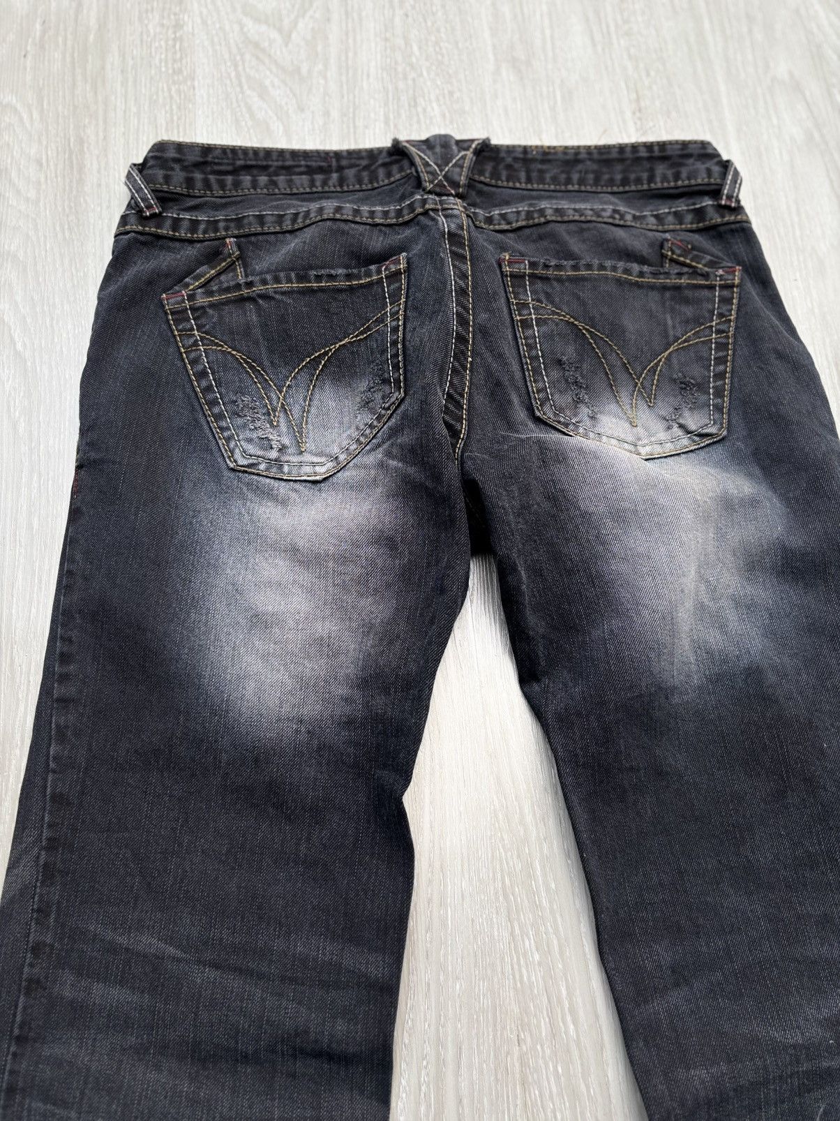 Japanese Brand VERTGARMENTS lace up flare jeans Size US 28 / EU 44 - 6 Thumbnail