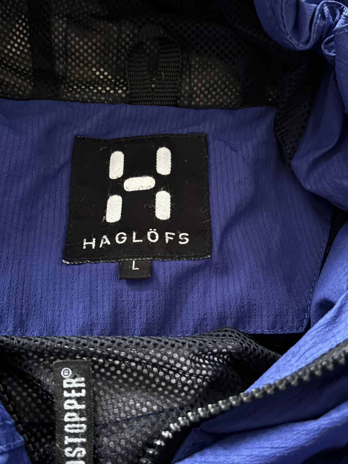 Haglofs 00s Haglofs Vintage Oversized Windstopper Waterproof Jacket Size US L / EU 52-54 / 3 - 9 Thumbnail