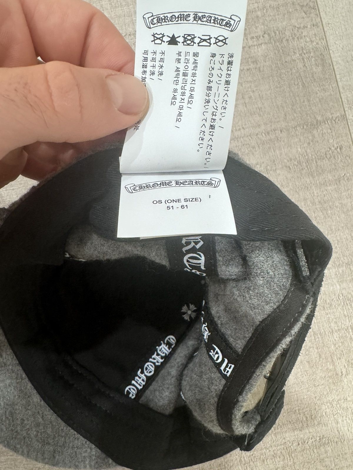 Chrome Hearts Chrome Hearts Cashmere Hat Size ONE SIZE - 10 Thumbnail
