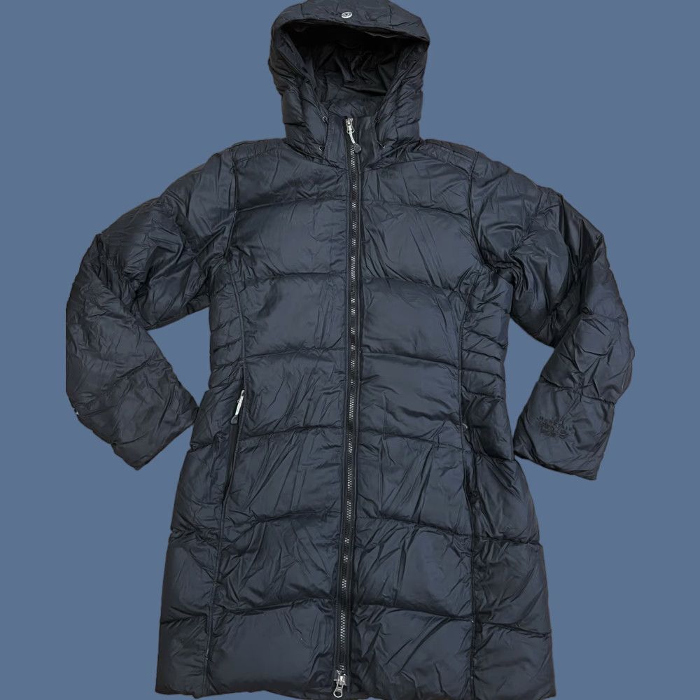 Mountain Hardwear VINTAGE Mountain Hardwear Women's Parka Jacket Hooded Down Puffer Coat Small - Black - Mid-Length - Zip - Nylon - Solid - Down - Regular - Women Size S / US 4 / IT 40 - 1 Thumbnail
