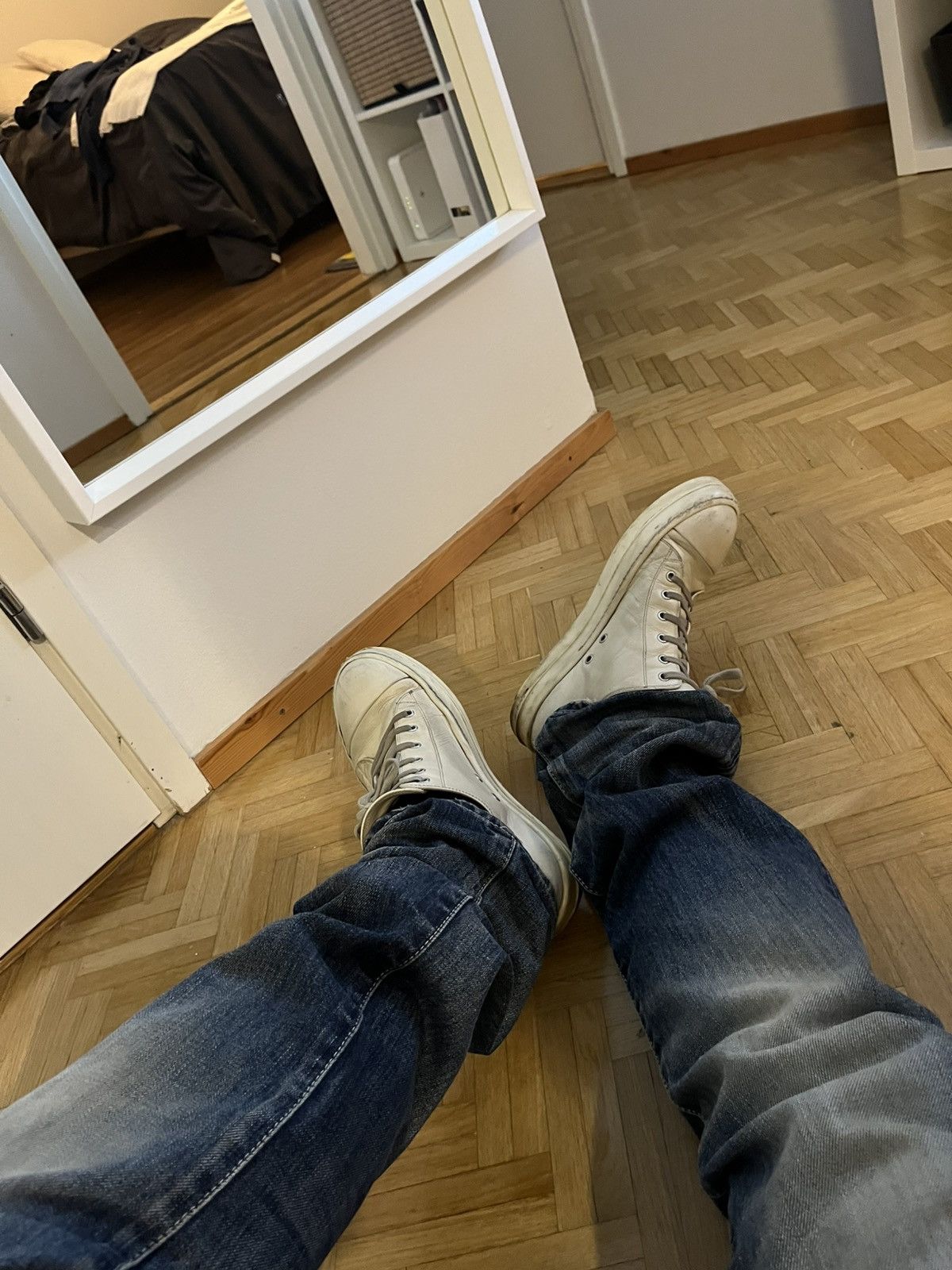Rick Owens Rick Owens Mainline low top ramones Size US 8 / EU 41 - 6 Thumbnail