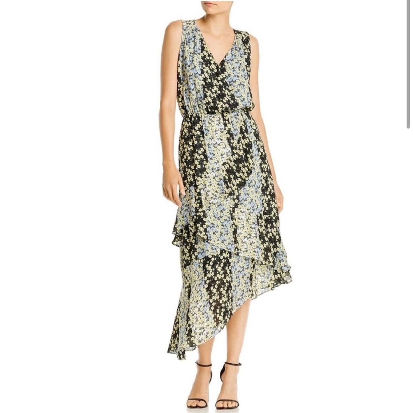 Parker Parker Pippin Asymmetrical Hem Sleeveless Floral Midi Dress Size XL / US 12-14 / IT 48-50 - 1 Thumbnail