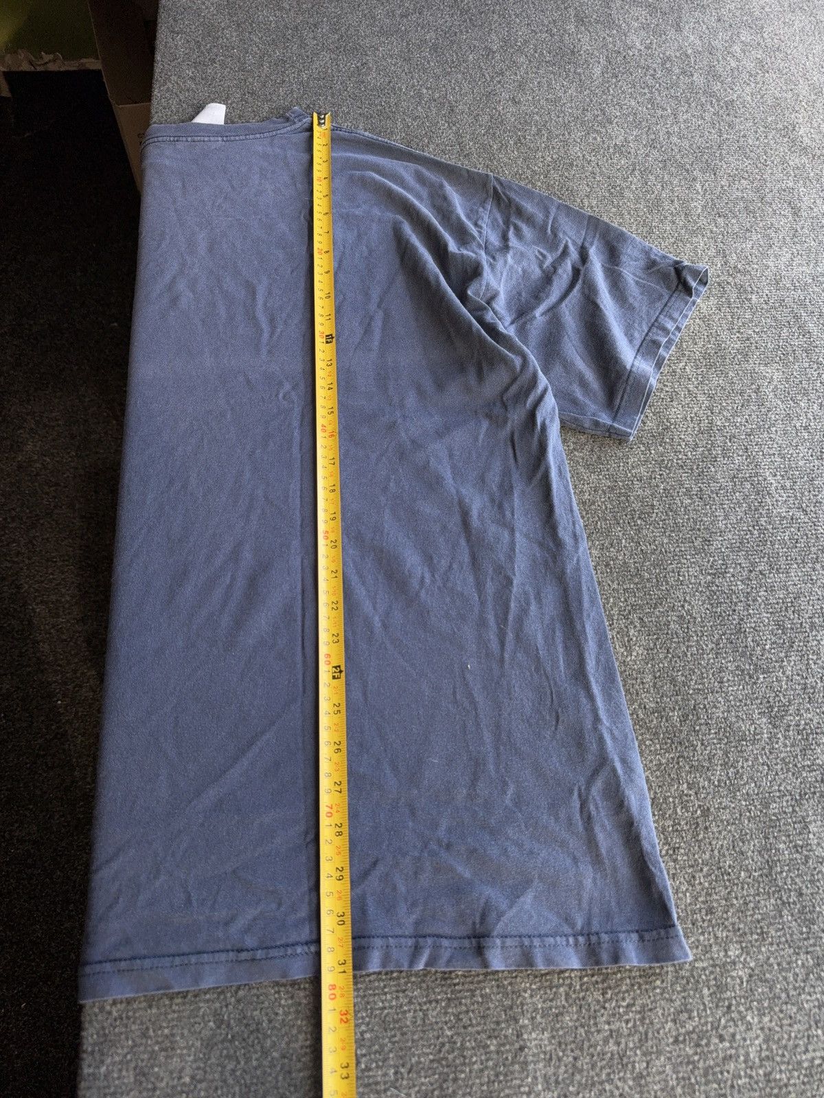 Adidas Vintage 00s Adidas Athletics Faded Navy Blue Cracked Logo Size US XL / EU 56 / 4 - 20 Thumbnail