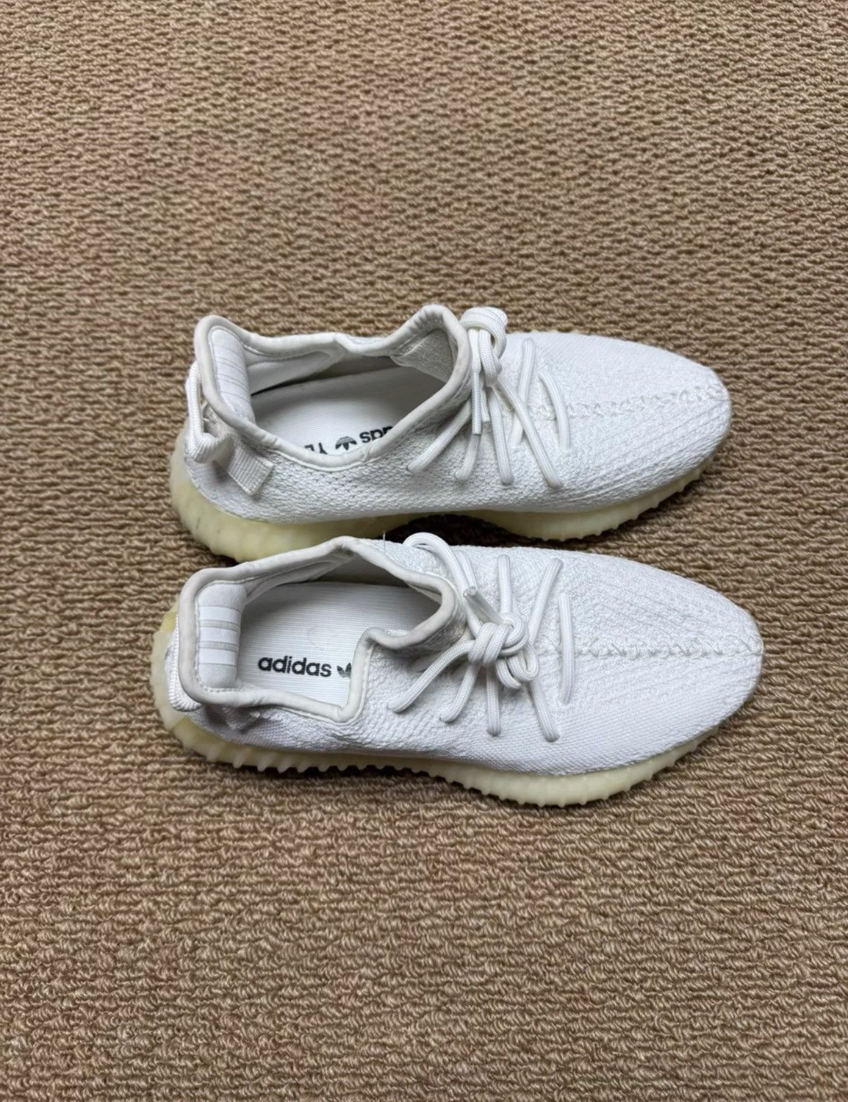 Adidas Adidas Yeezy 350, Cream White K37 Size US 8.5 / IT 38.5 - 5 Thumbnail