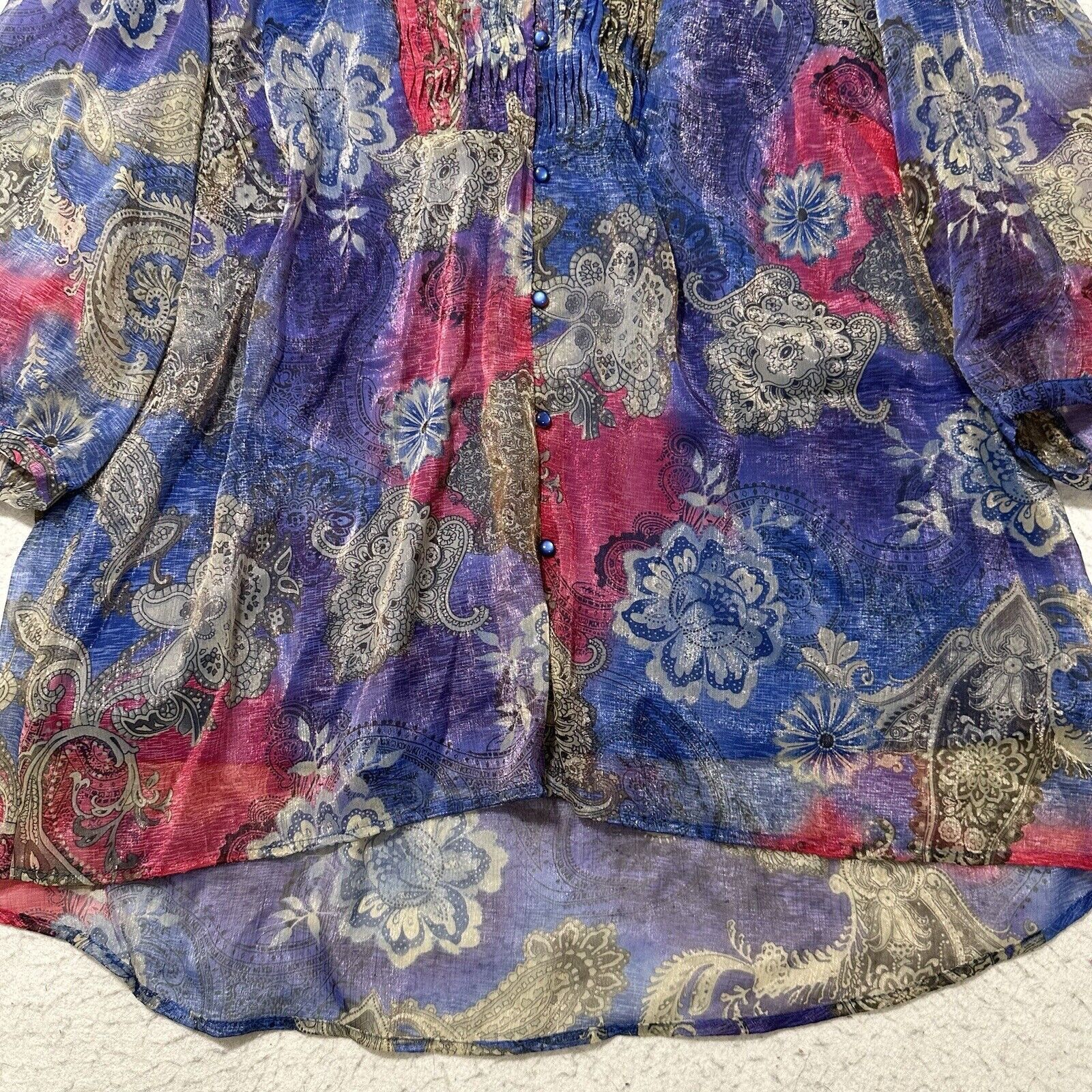 Other Maggie Barnes for Catherines 1X Blouse + Tank Top 2 Piece Size XL / US 12-14 / IT 48-50 - 6 Thumbnail