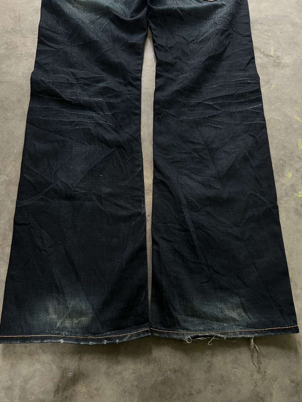 Japanese Brand Buckaroo Baggy Jeans Snow Buck Buckle Back Size US 34 / EU 50 - 9 Thumbnail