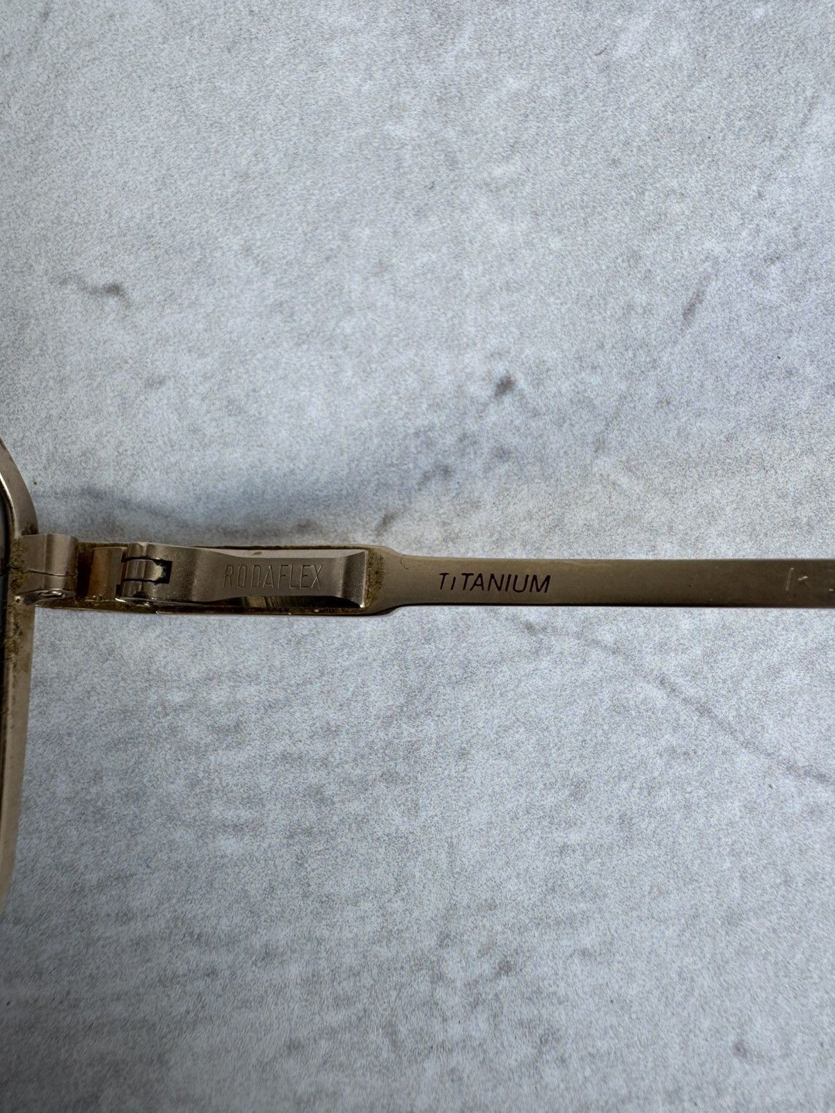 Vintage Rodenstock Sunglasses Vintage Gold Metal Eyeglasses Size ONE SIZE - 5 Thumbnail