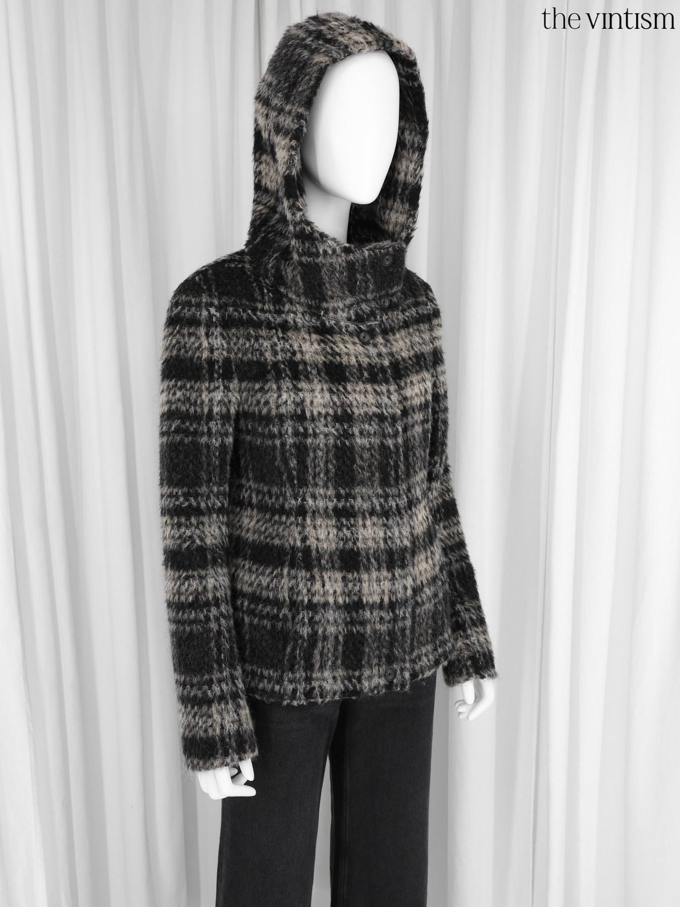 Annette Gortz Annette Gortz Hooded Virgin Wool, Alpaca & Mohair Jacket 36 Size S / US 4 / IT 40 - 1 Thumbnail
